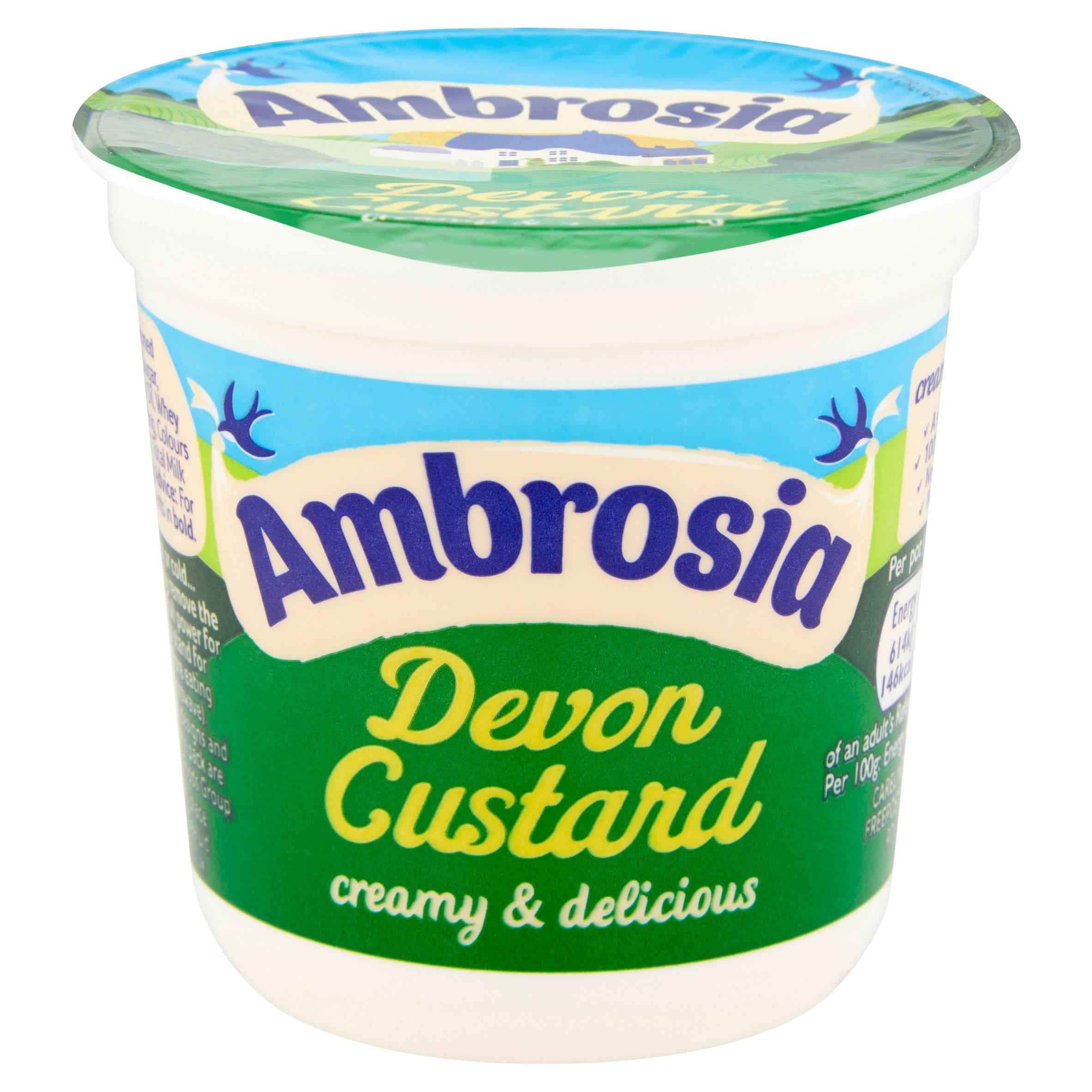 Ambrosia Devon Custard Pot 150g | Tinned Fruit, Desserts & Jelly ...