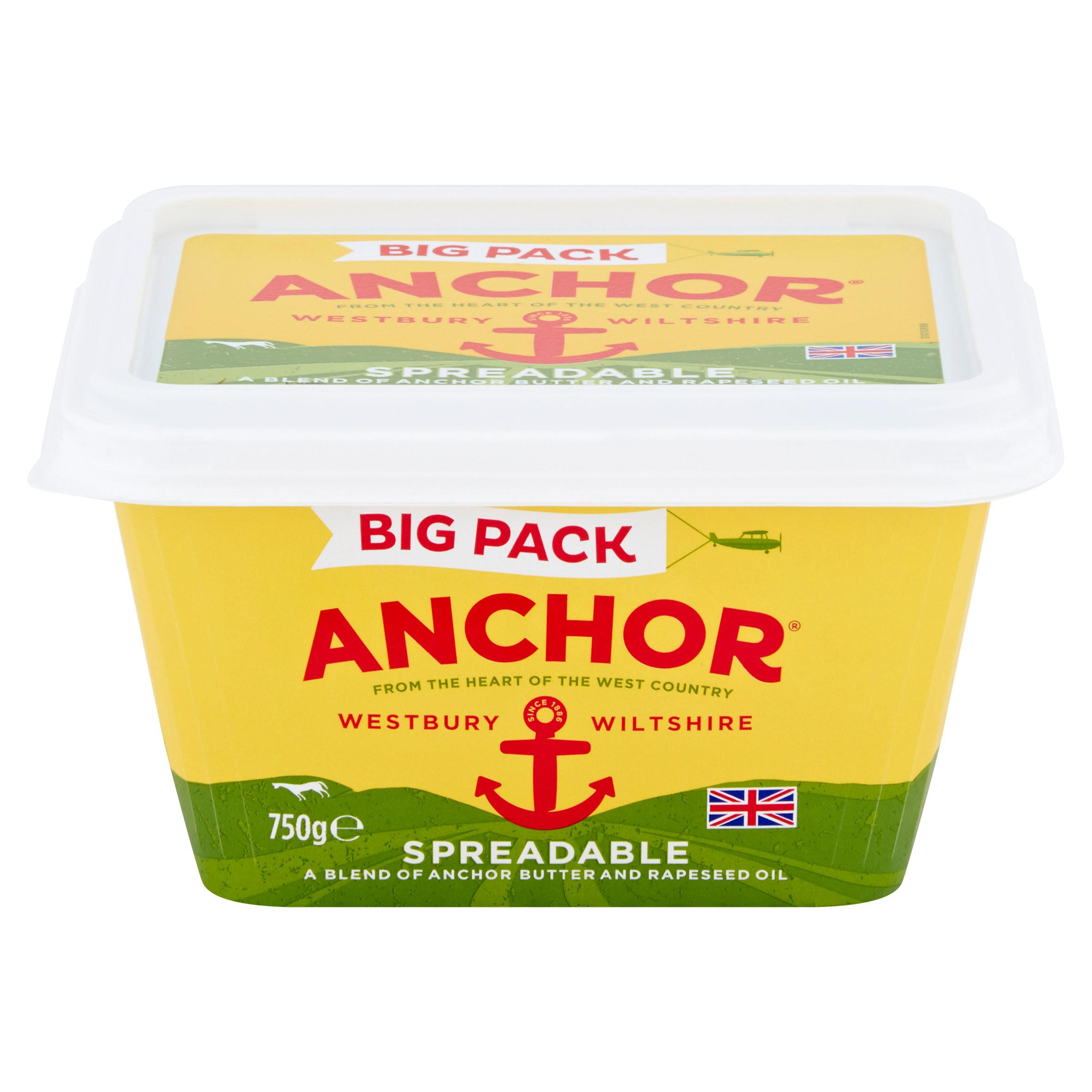 Anchor Spreadable 750g Butter & Margarine Iceland Foods