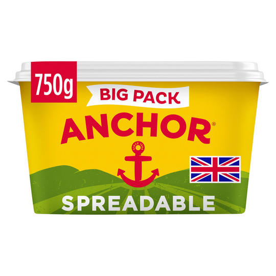 Anchor Spreadable Blend of Butter and Rapeseed Oil 750g