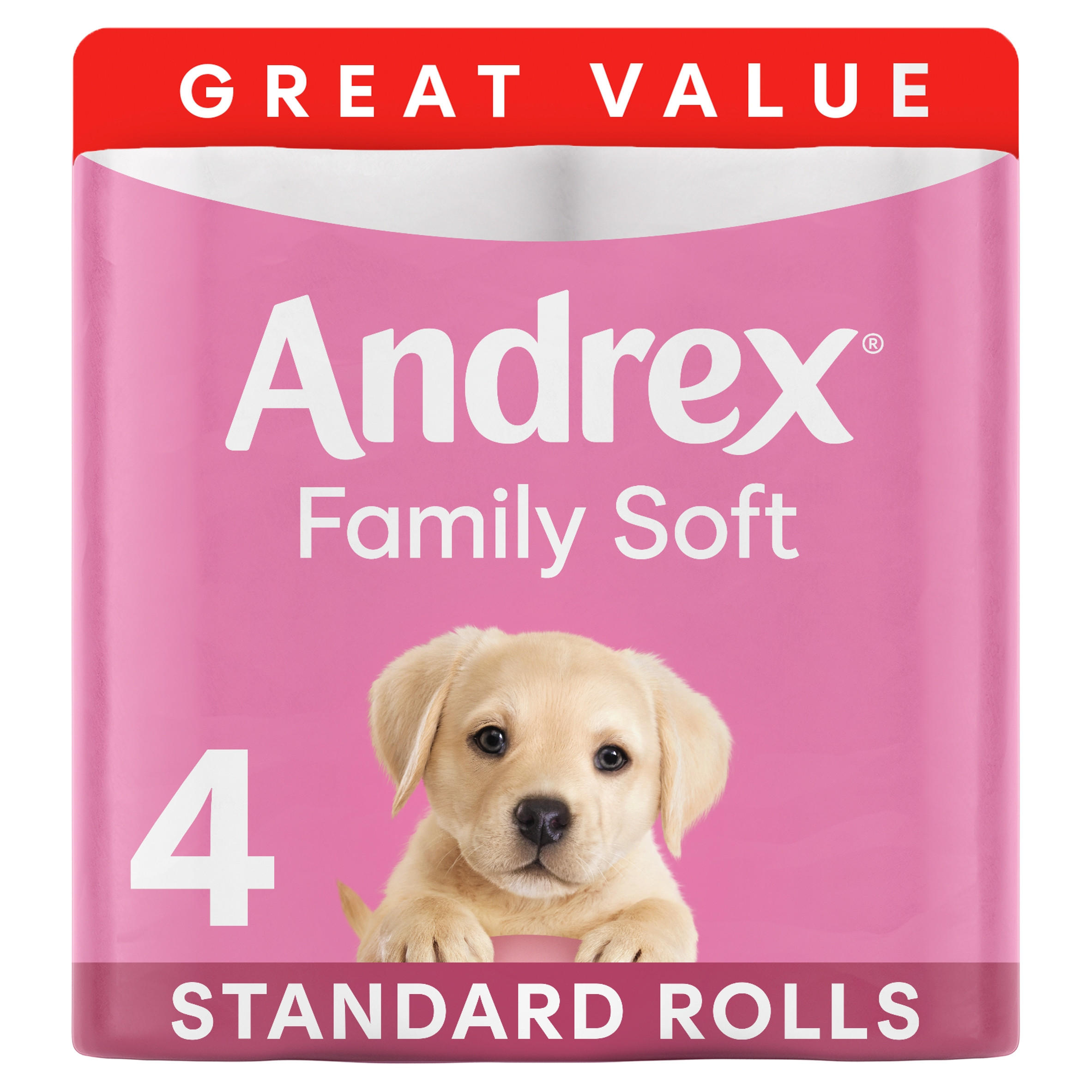 Andrex Family Soft Toilet Tissue 4 Rolls