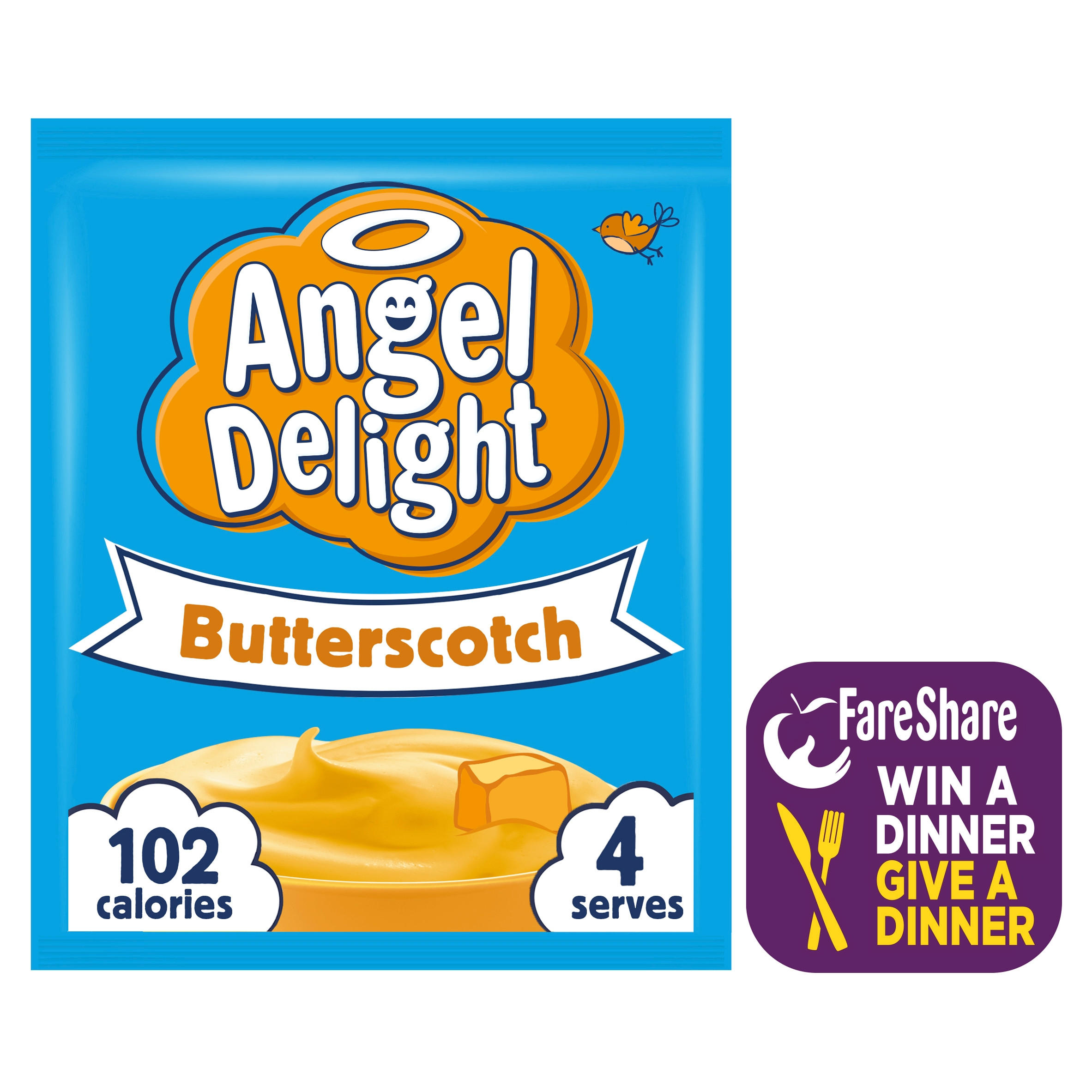 Angel Delight Butterscotch Instant Dessert Mix 59g | Tinned Fruit ...