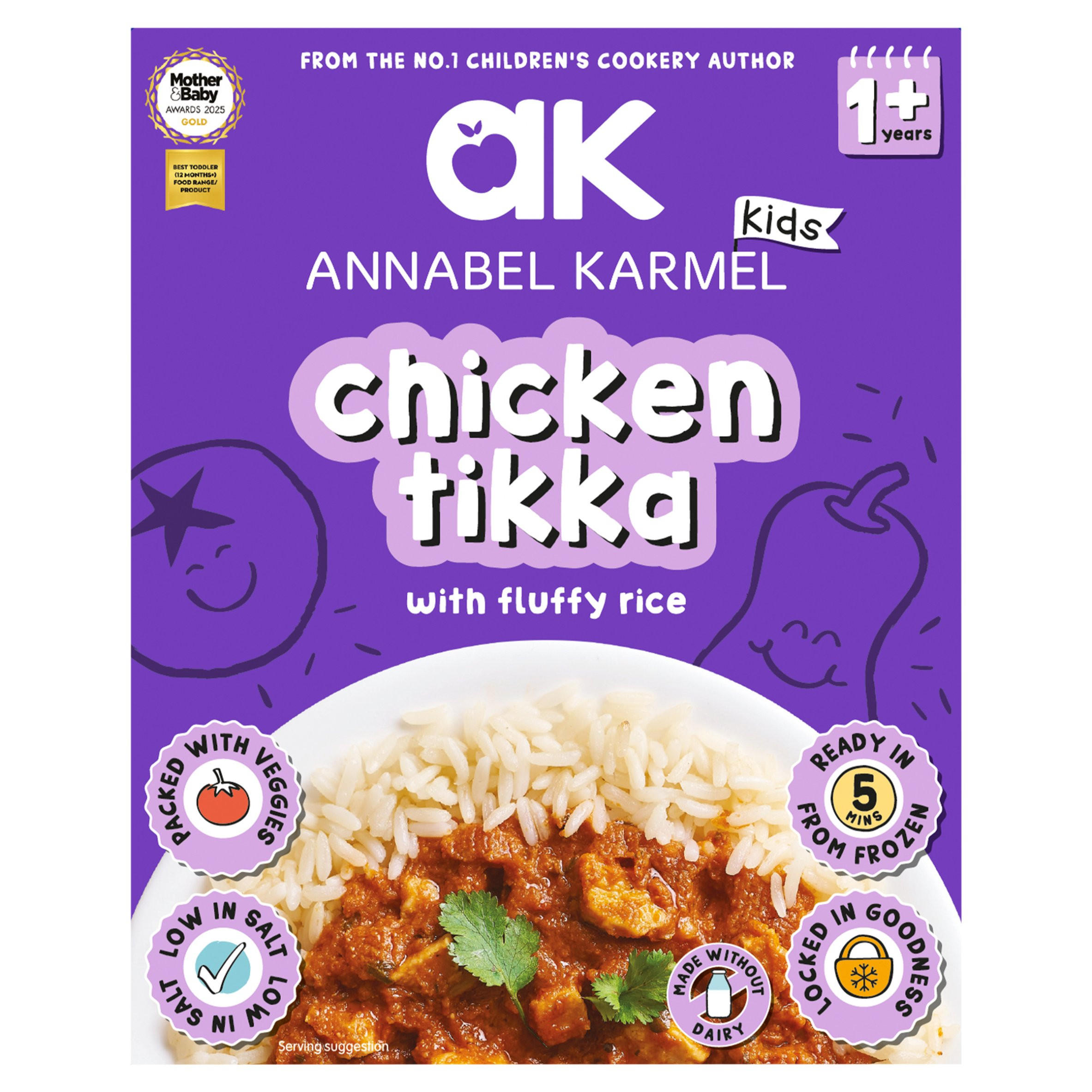Annabel Karmel Chicken Tikka with Fluffy Rice 1+ Years 200g, folic acid free