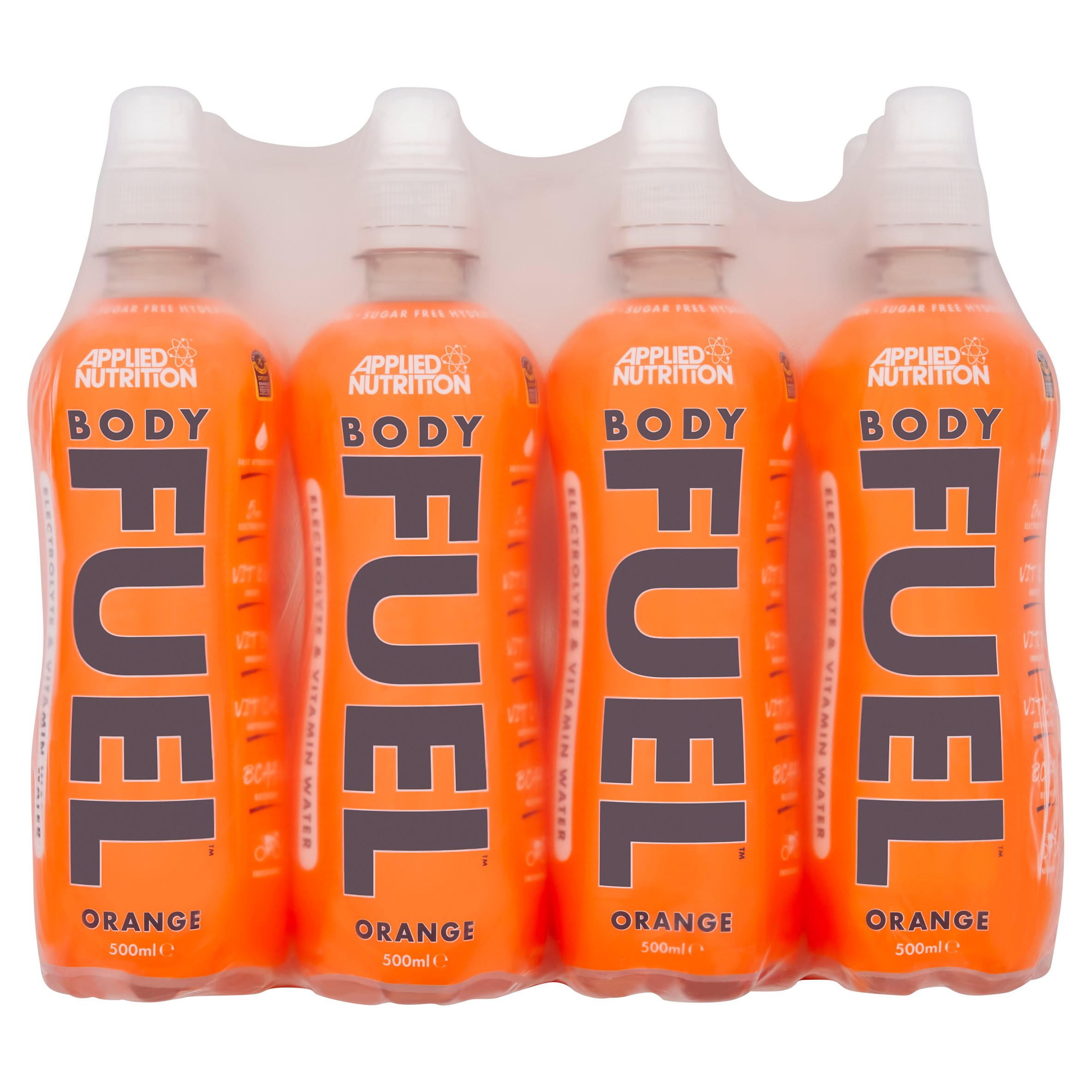Applied Nutrition Body Fuel Orange Vitamin Water 12 x 500ml Sports