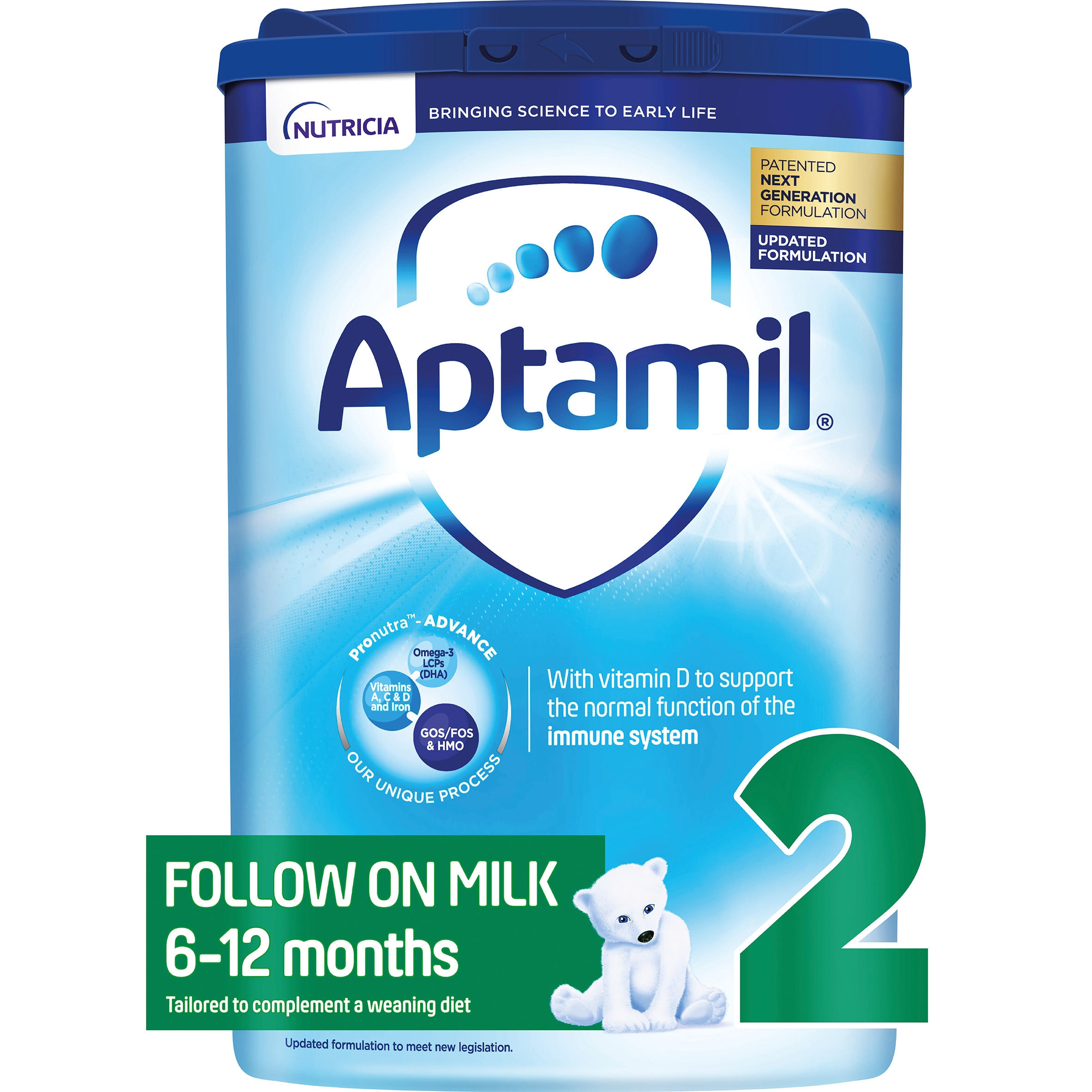 Aptamil 2 Follow On Baby Milk Formula 800g Baby