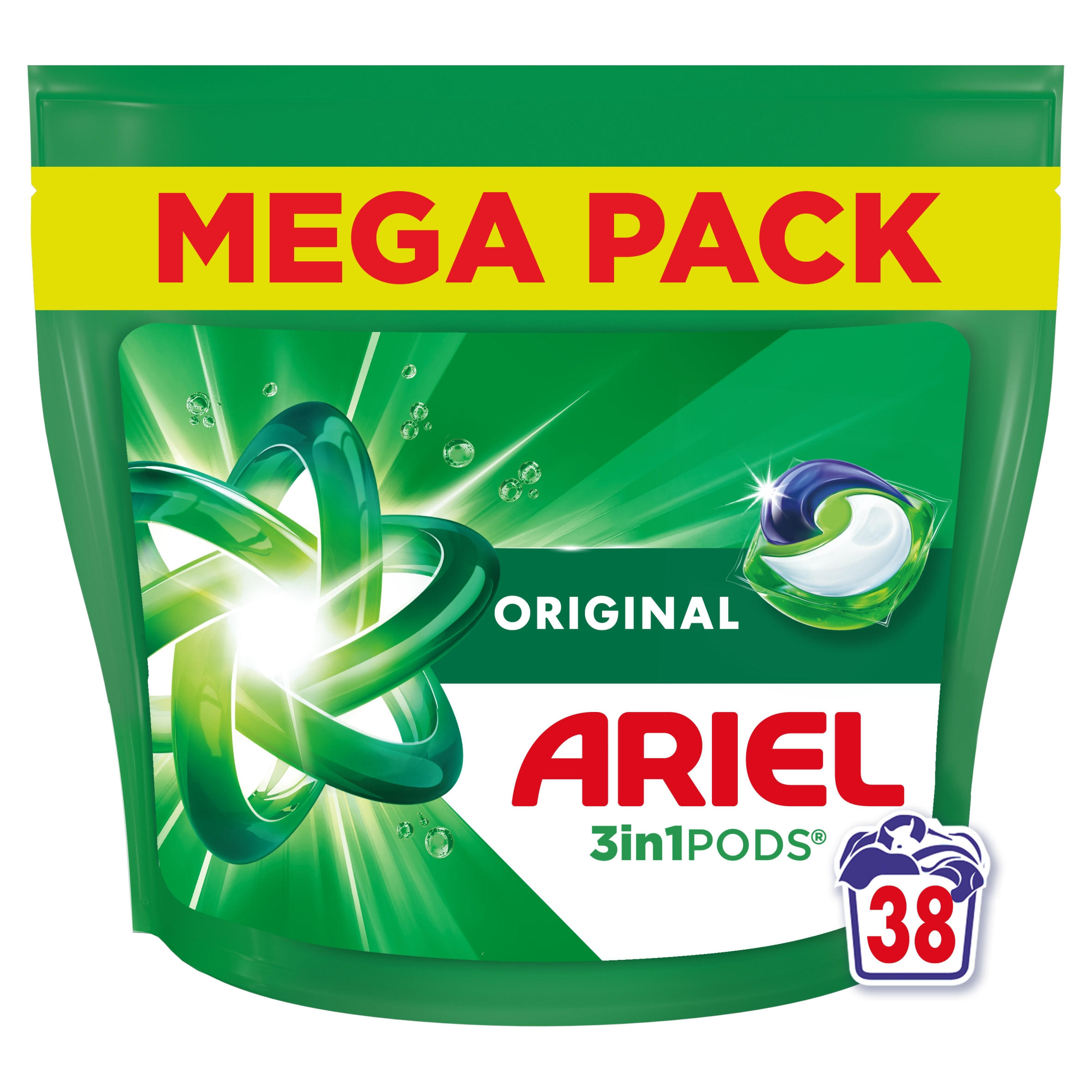 Ariel 3in1 Colour Pods Washing Capsules 22 Washes