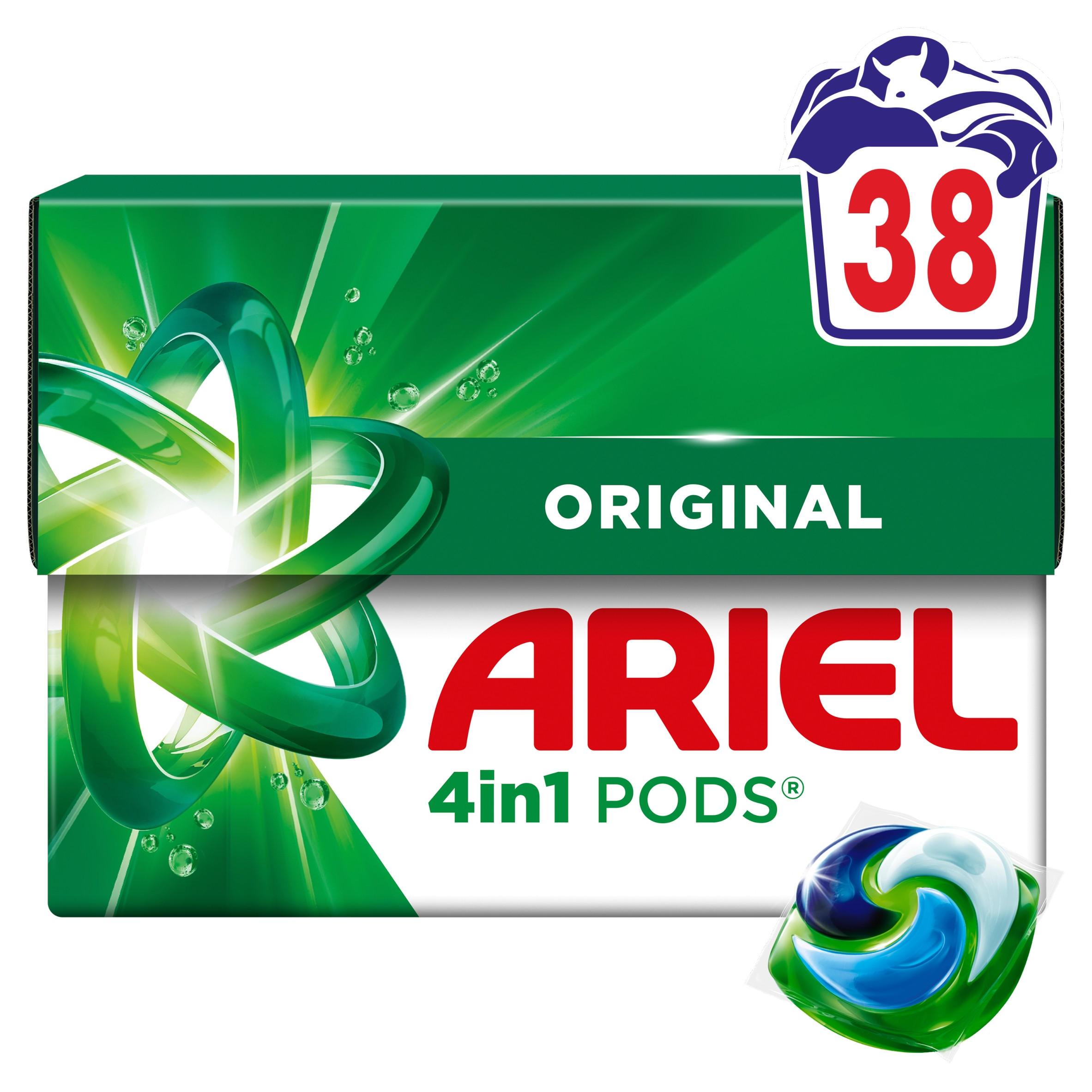 Ariel 38 Washes 4 in 1 Pods Washing Capsules