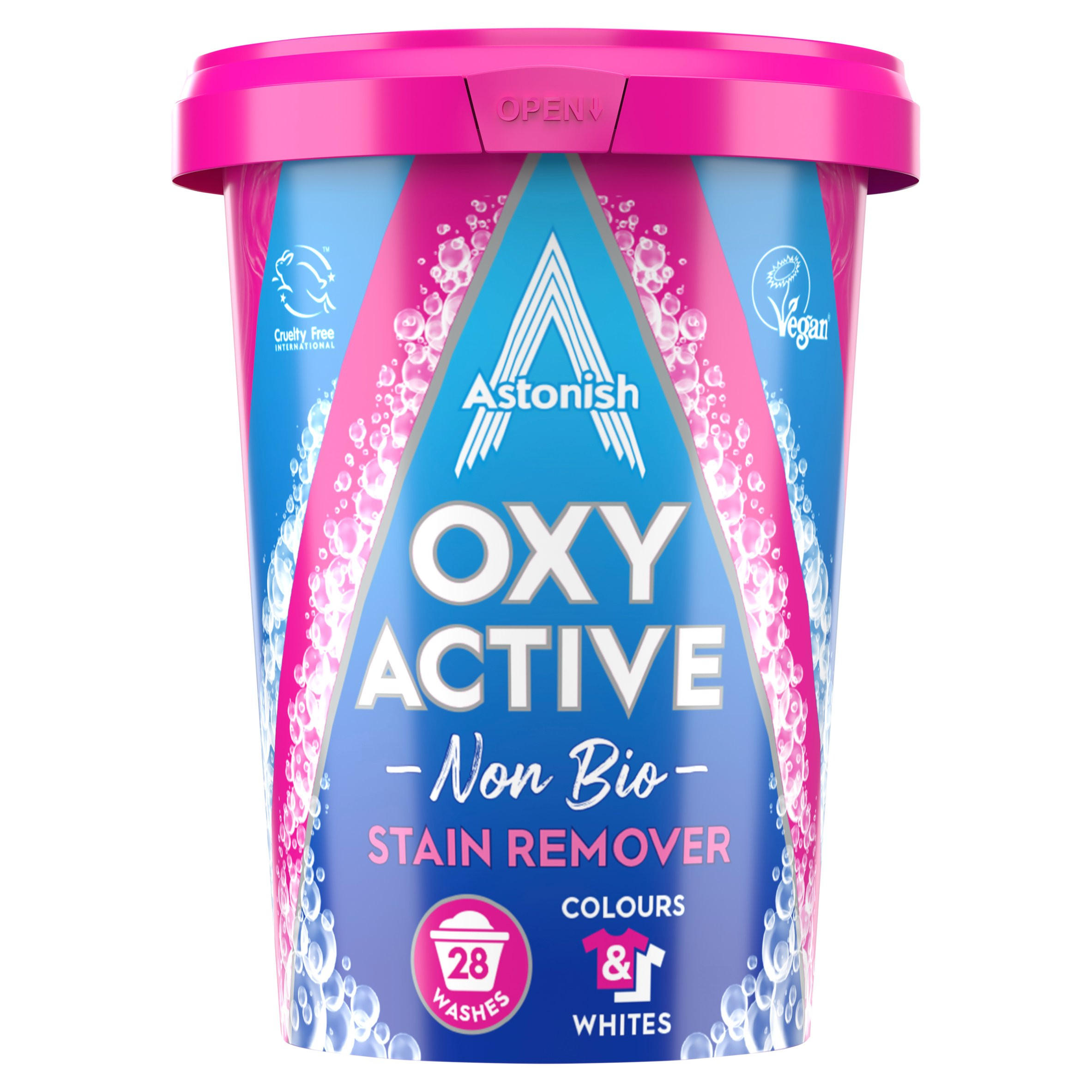 Astonish Oxy Active Non Bio Stain Remover 625g Washing Powders