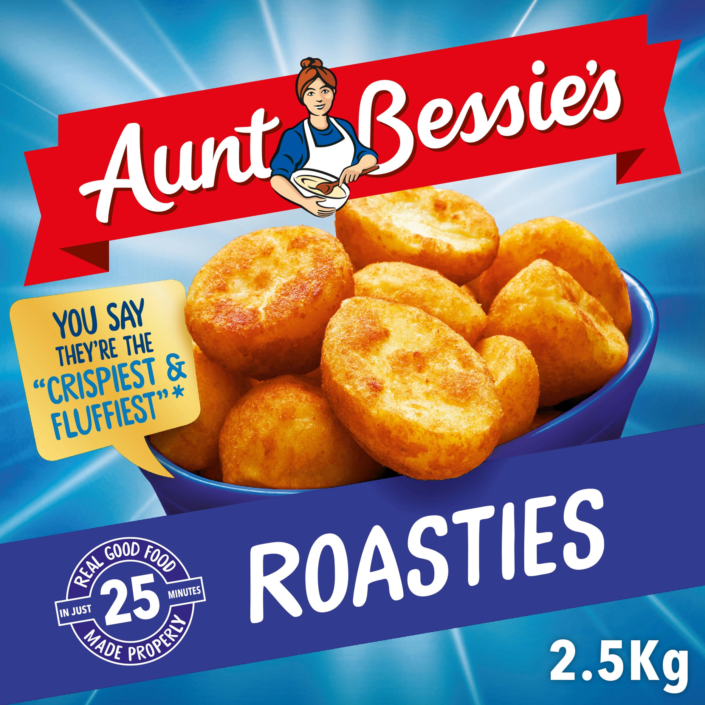 Aunt Bessies Delicious Roasties 2 5kg Frozen Iceland Foods