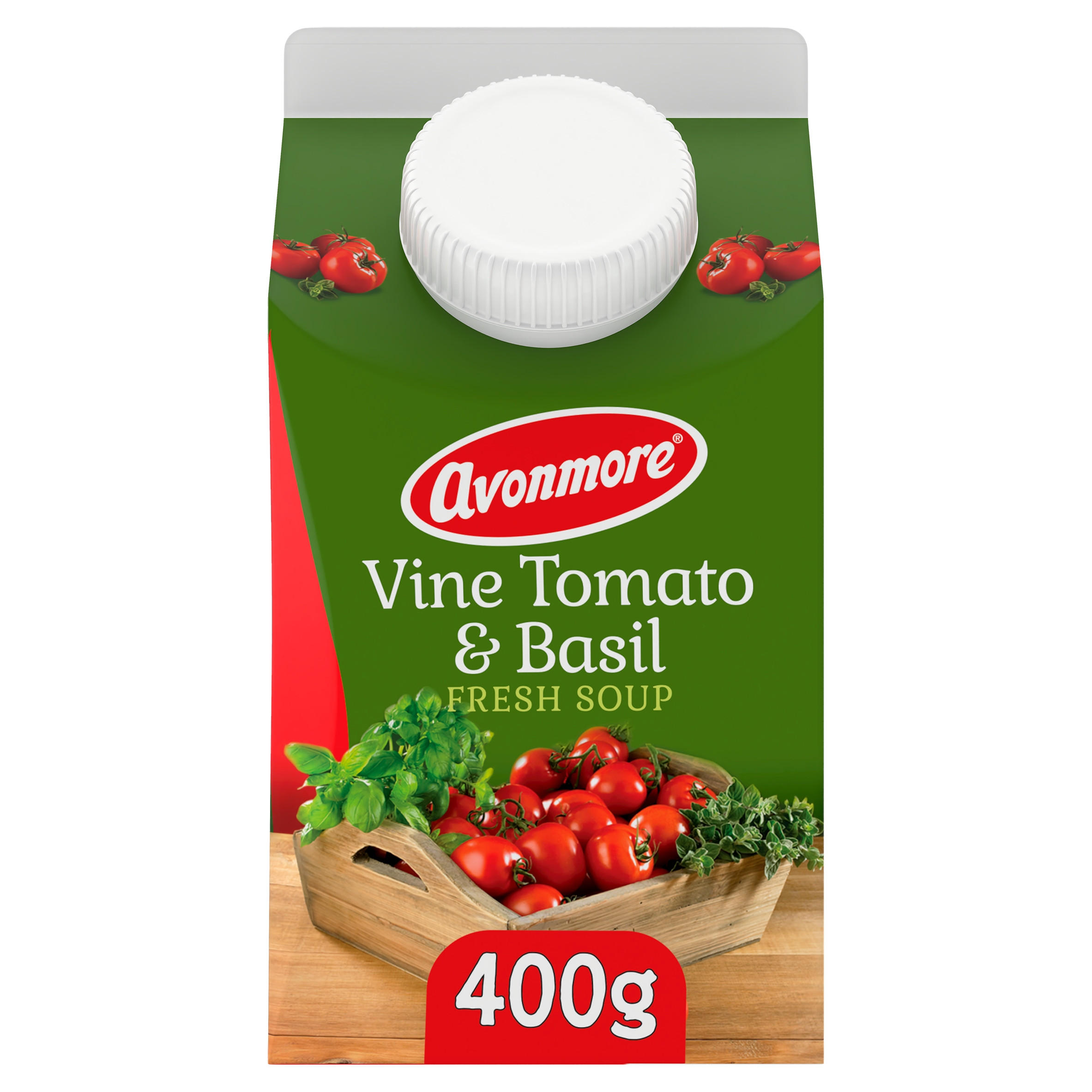 Avonmore Vine Tomato & Basil Fresh Soup 400g Chilled Soup Iceland Foods