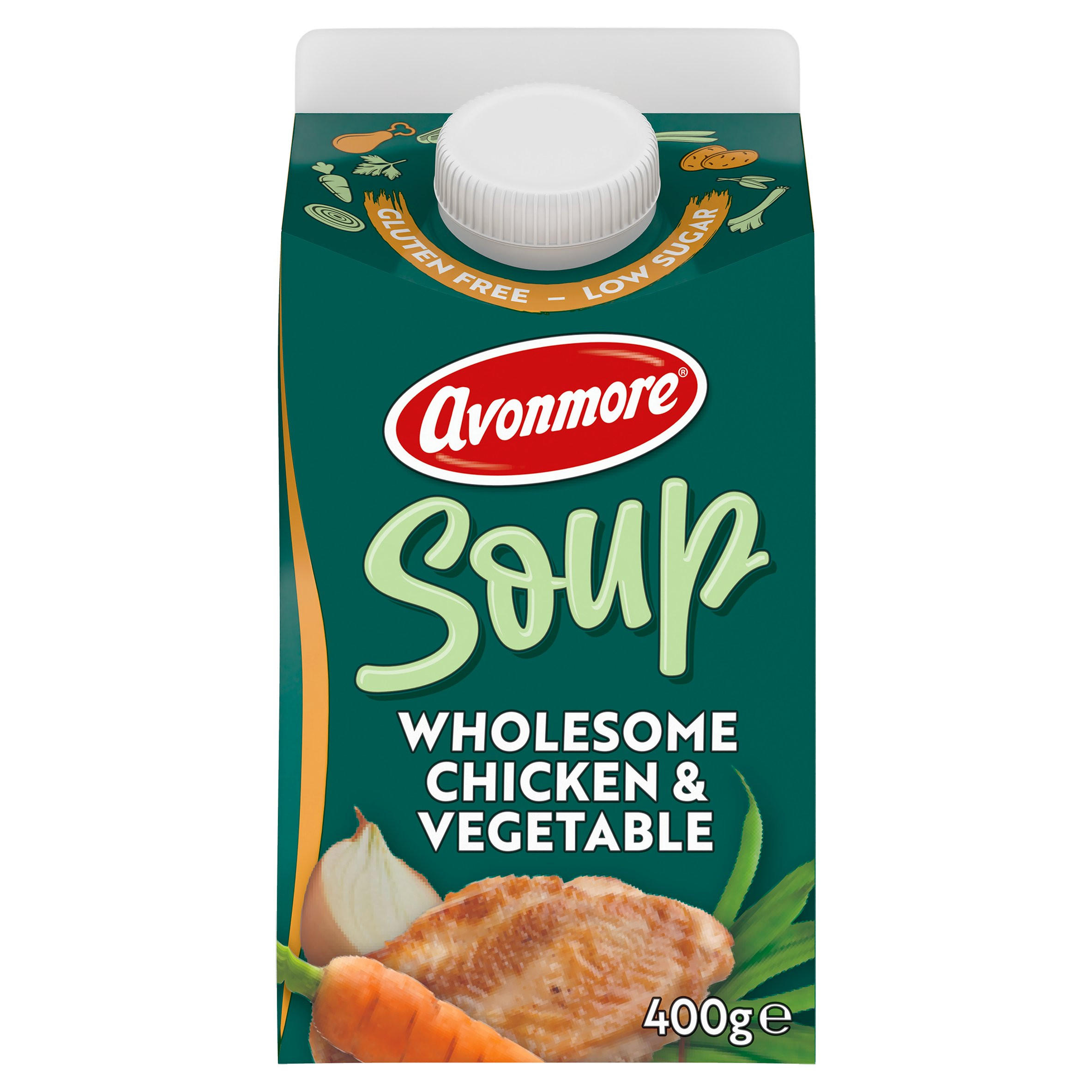 Avonmore Wholesome Chicken & Vegetable Soup 400g, folic acid free