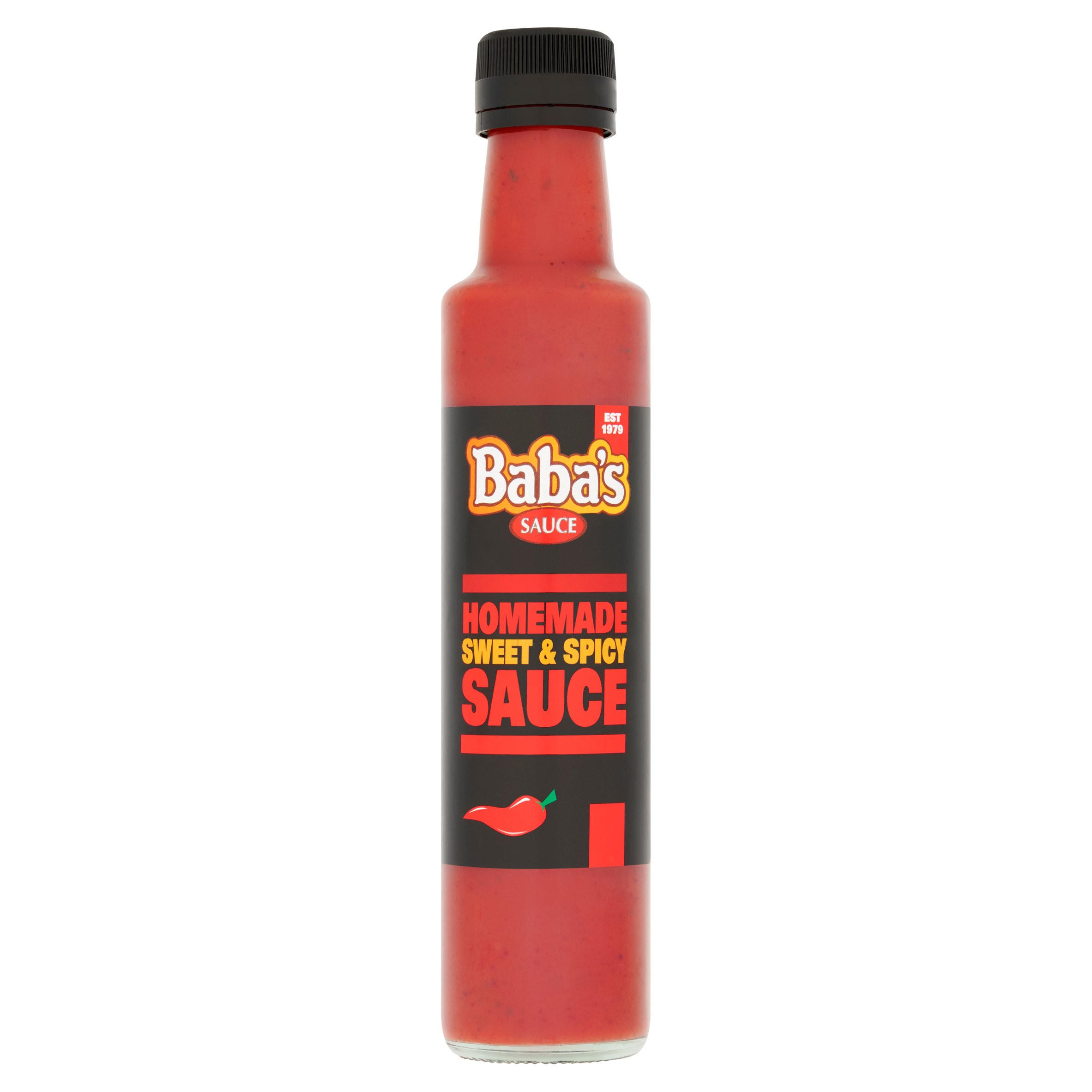 Baba's Sauce Homemade Sweet & Spicy Sauce 250ml, folic acid free