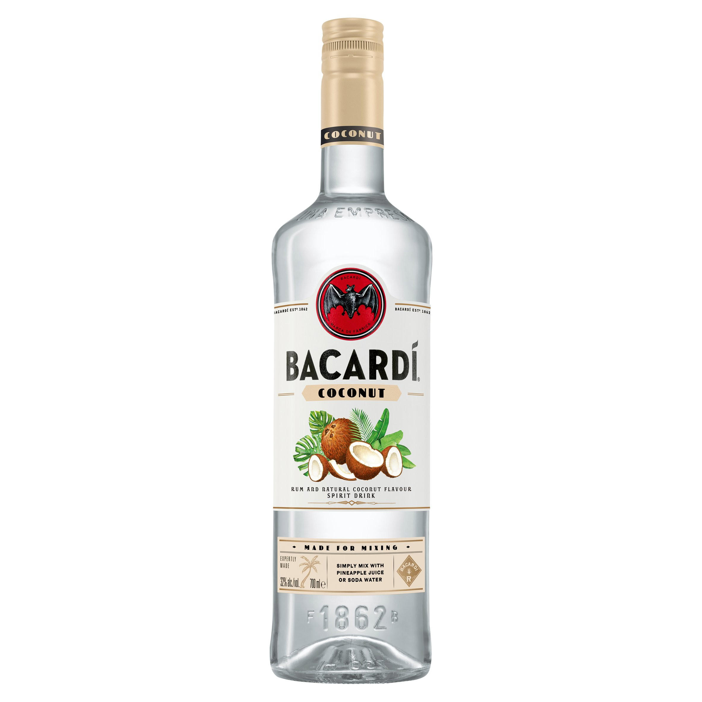 Bacardí Coconut Rum Spirit Drink 700ml | Spirits & Pre-Mixed | Iceland ...