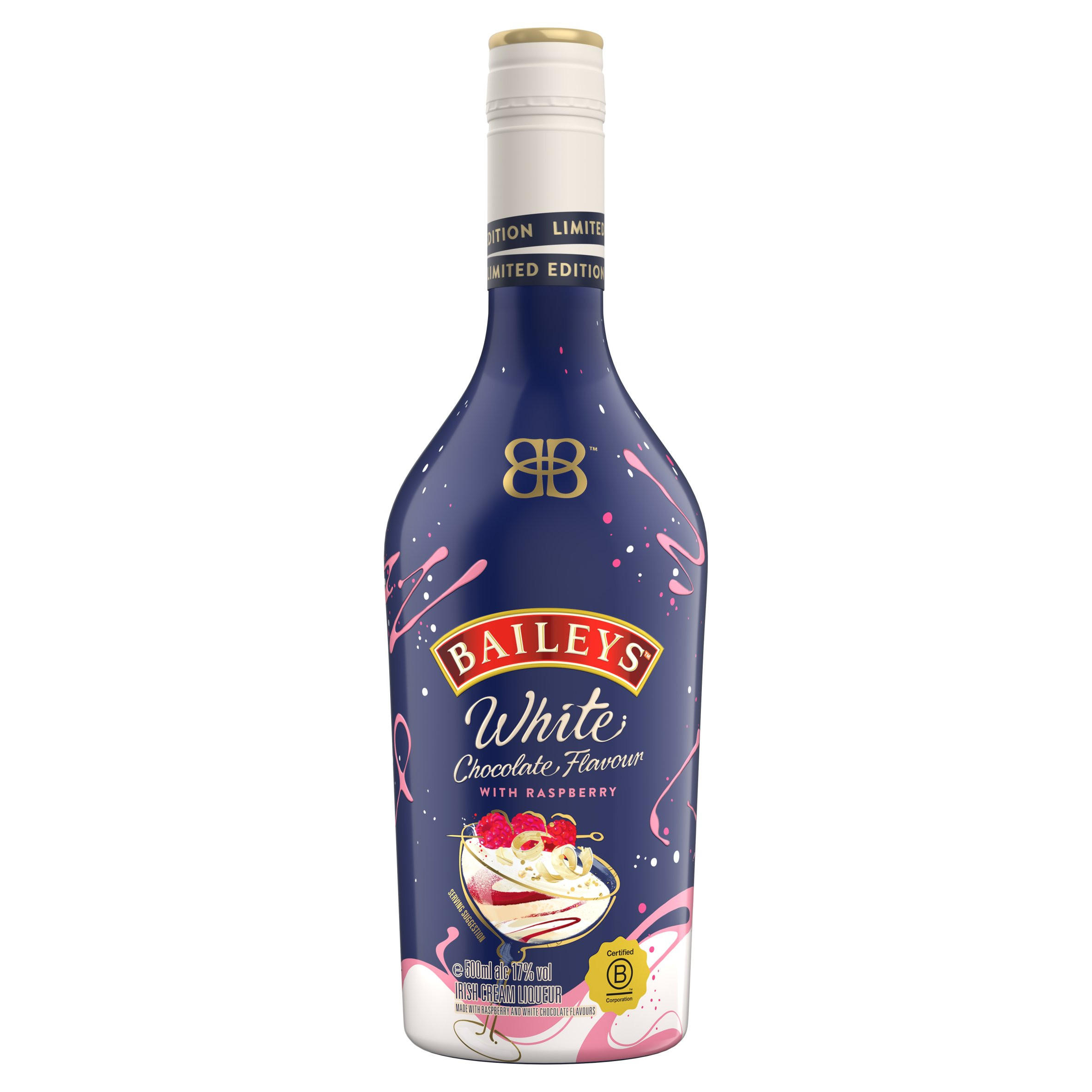 Baileys White Chocolate Flavour with Raspberry Liqueur 17% vol 50cl
