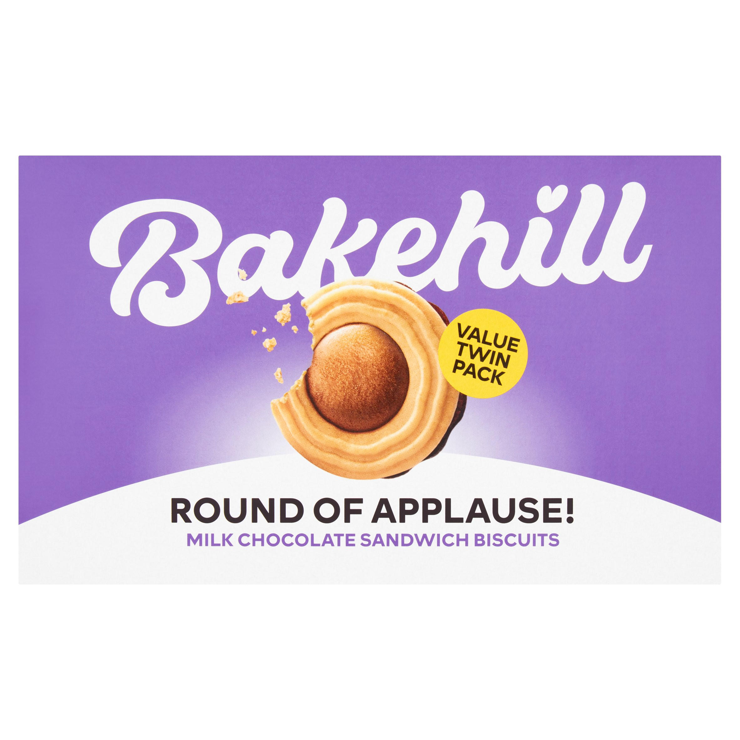 Bakehill Milk Chocolate Sandwich Biscuits Twin Pack 190g Sweet