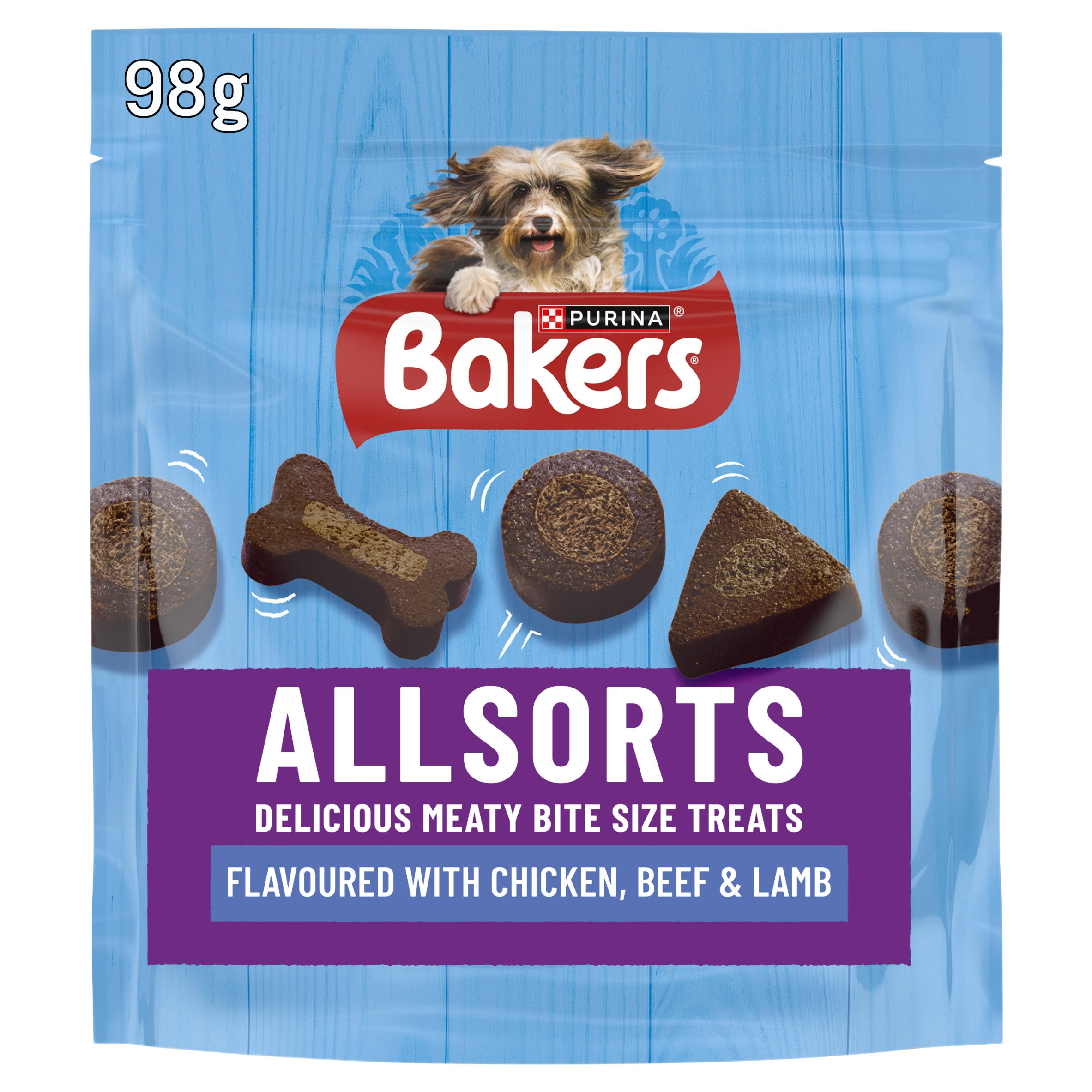 Bakers Allsorts Chicken Beef & Lamb Dog Treats