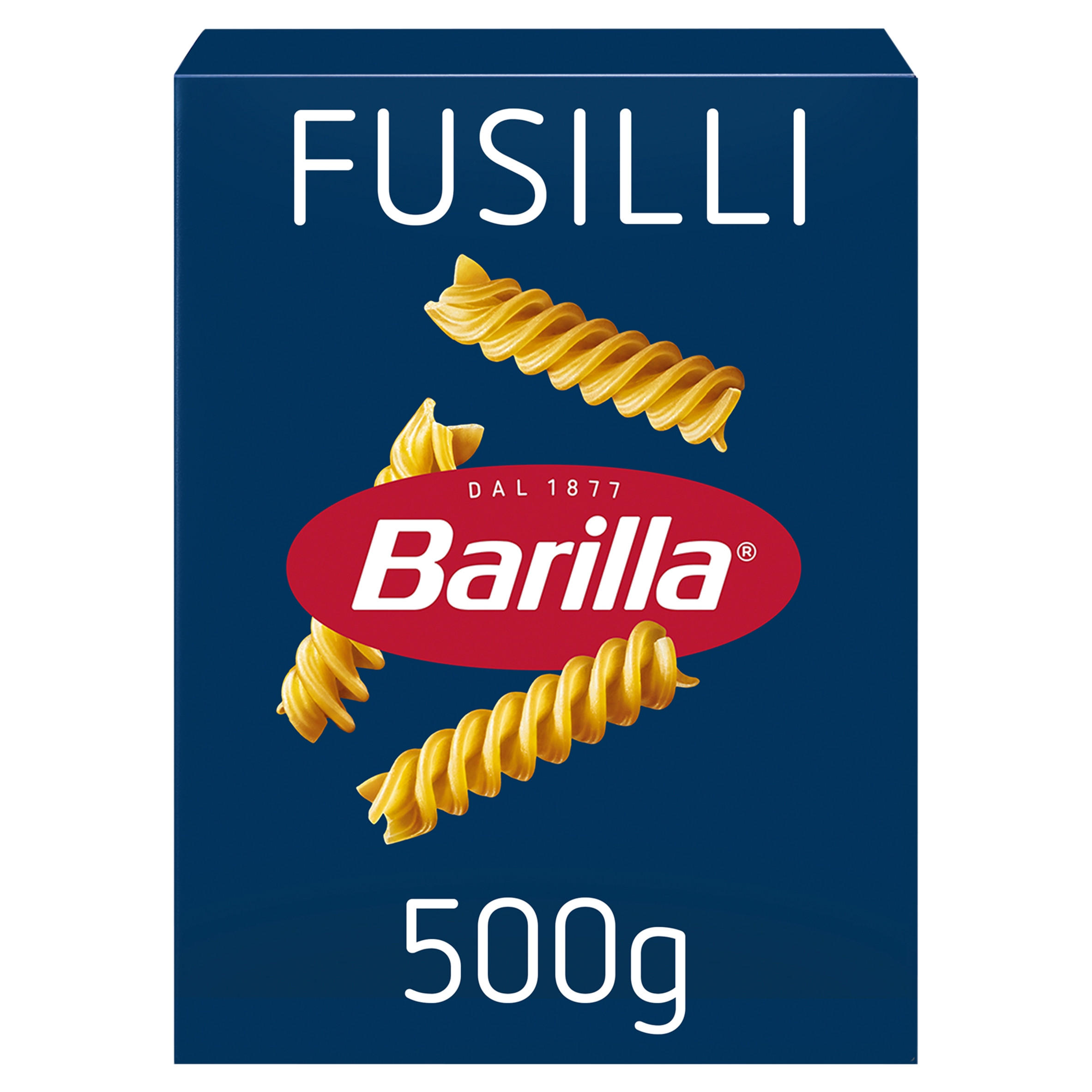 Barilla Pasta Fusilli 500g, folic acid free