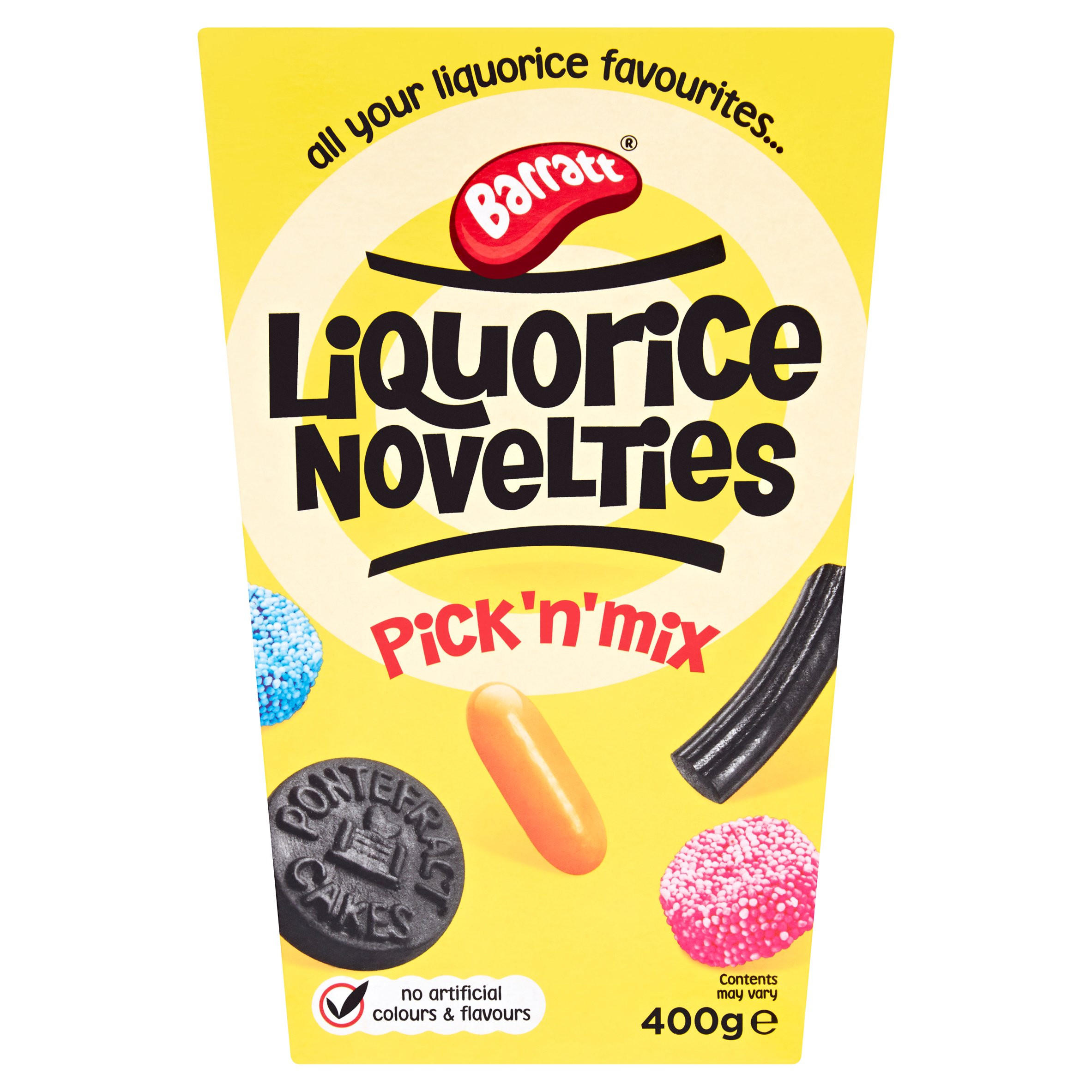 Barratt Liquorice Novelties Pick'n'Mix 400g Sharing Bags & Tubs Iceland Foods