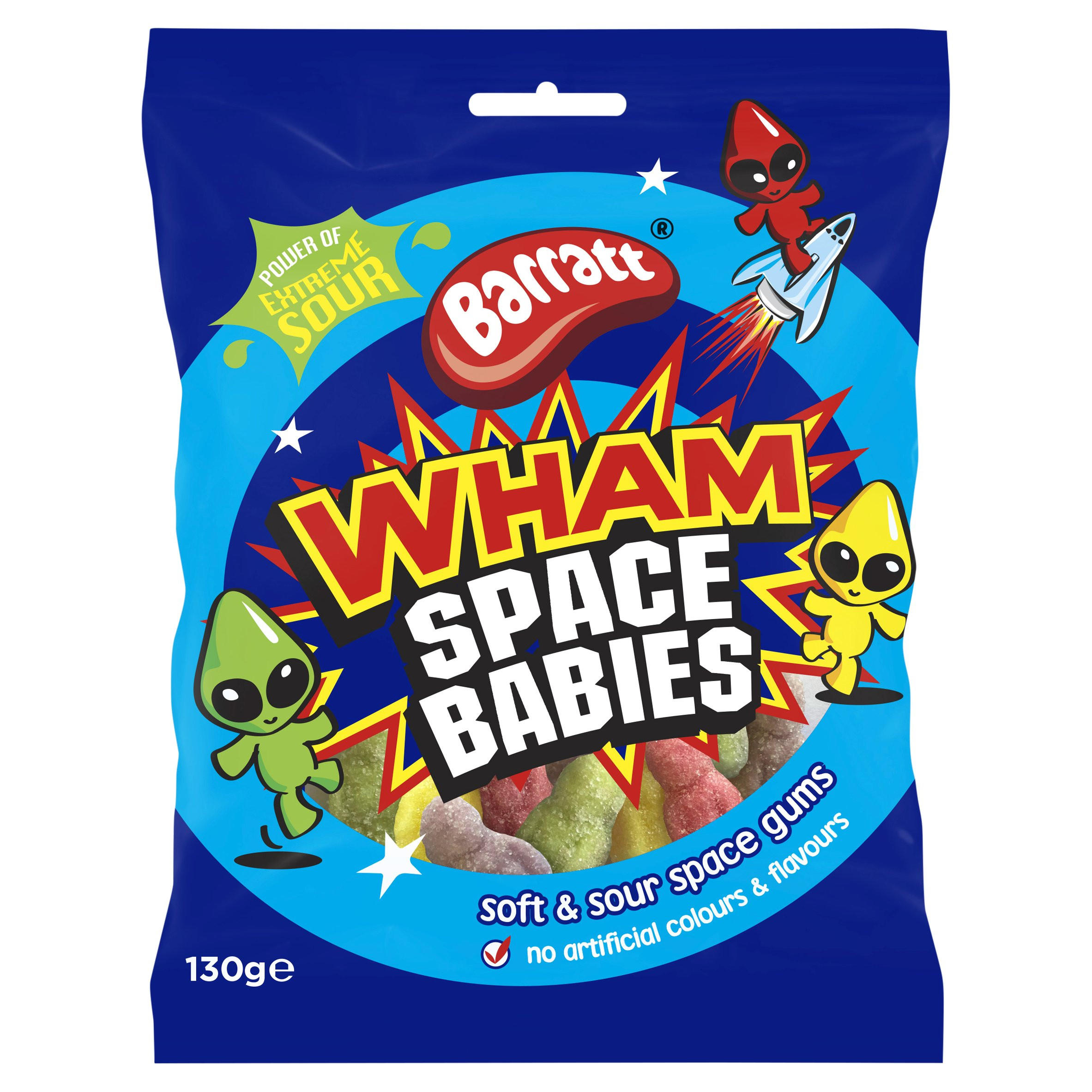 Barratt Wham Space Babies 130g Sweets Iceland Foods