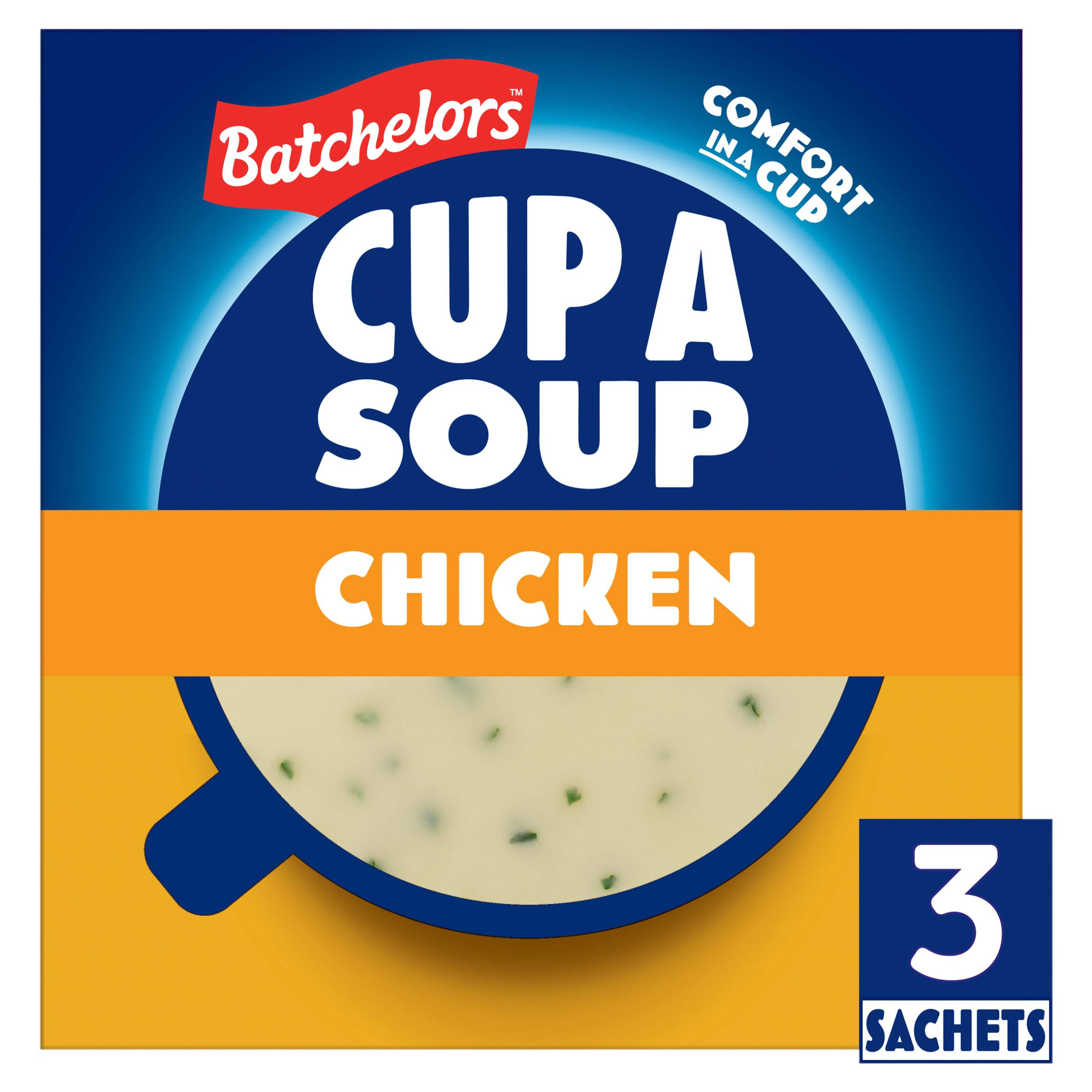 Batchelors Cup a Soup Chicken Instant Cup Soup Sachets x3 56g
