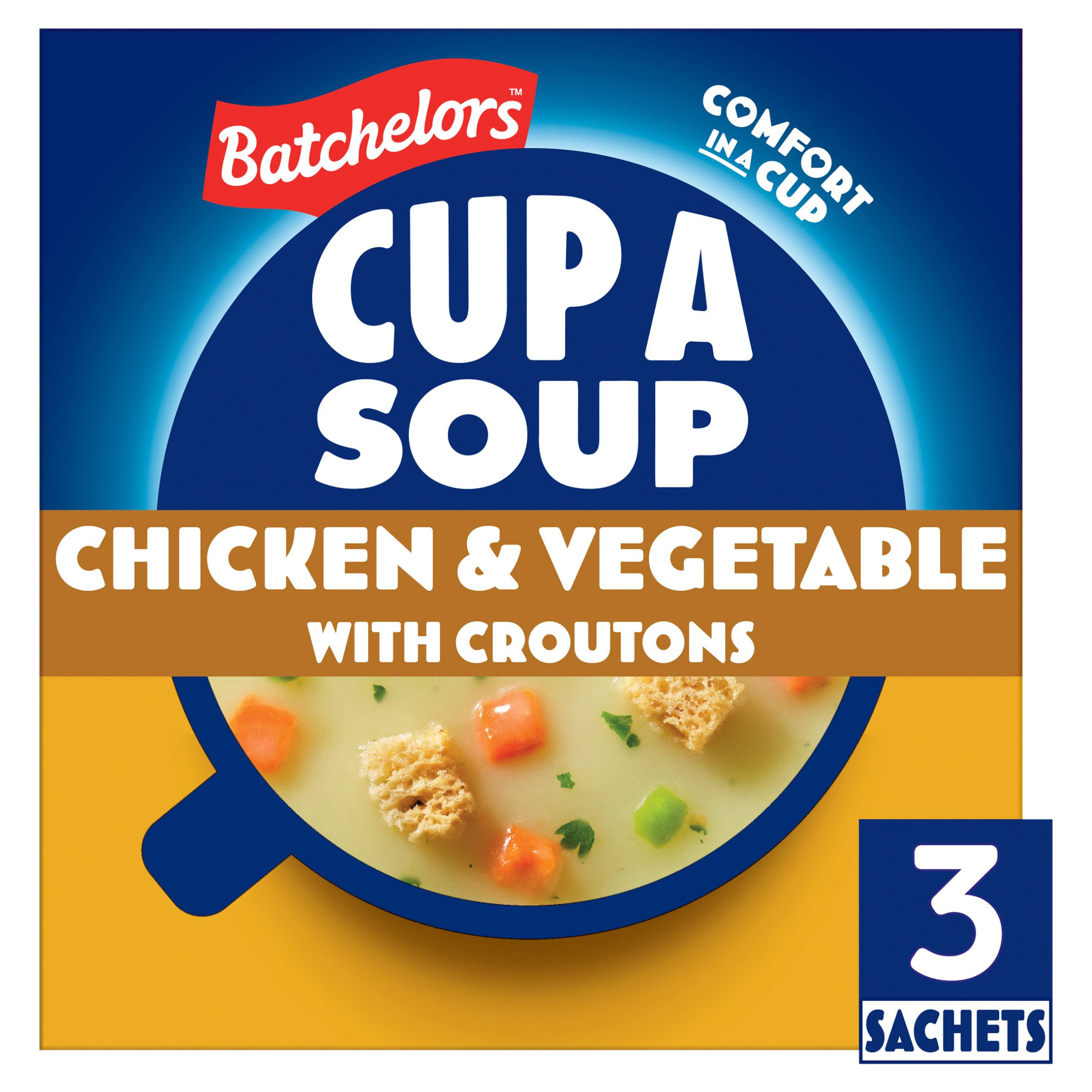 Batchelors Cup a Soup Potato & Leek Instant Soup Sachets x3 80g