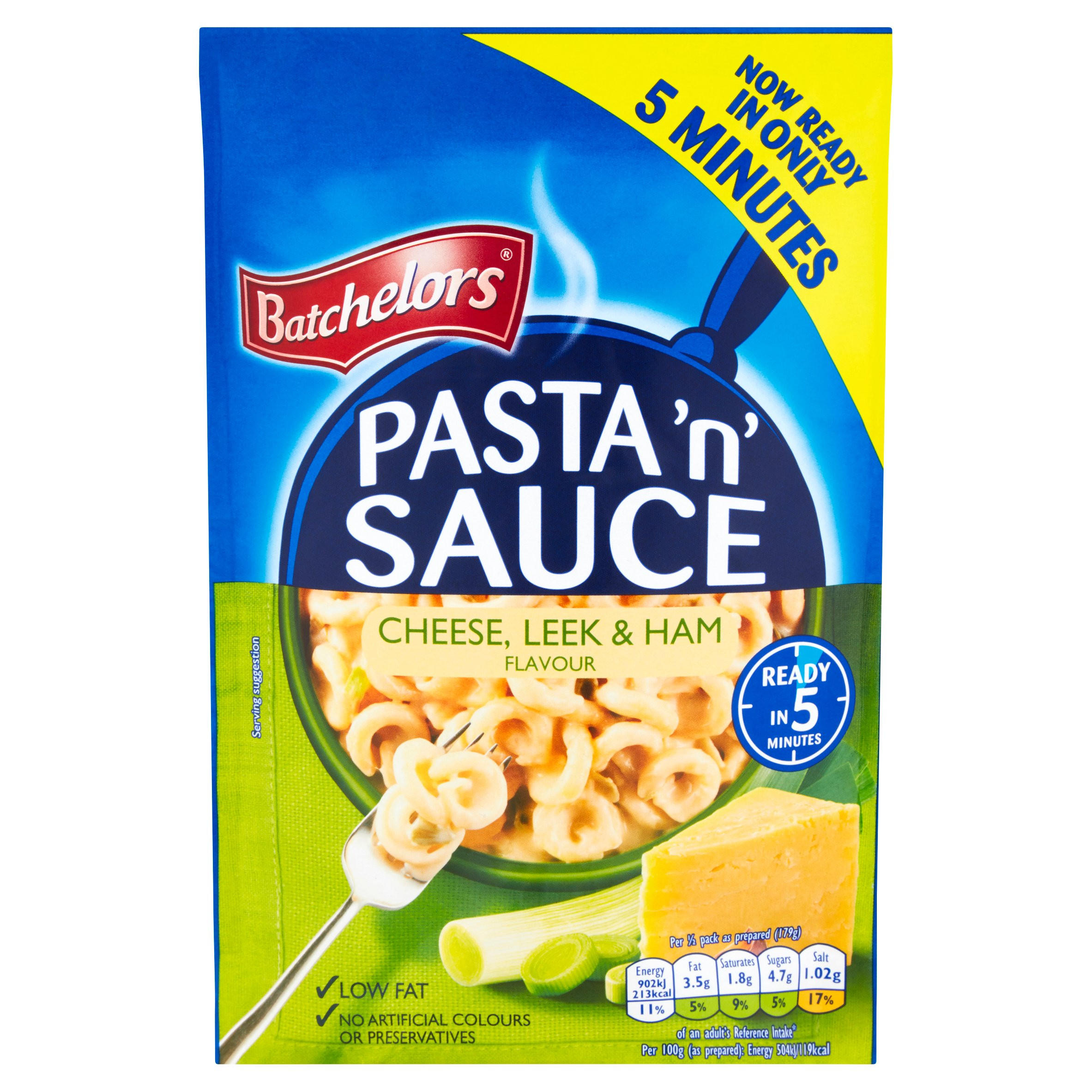 Batchelors Pasta 'n' Sauce Cheese, Leek & Ham Flavour 99g Pasta