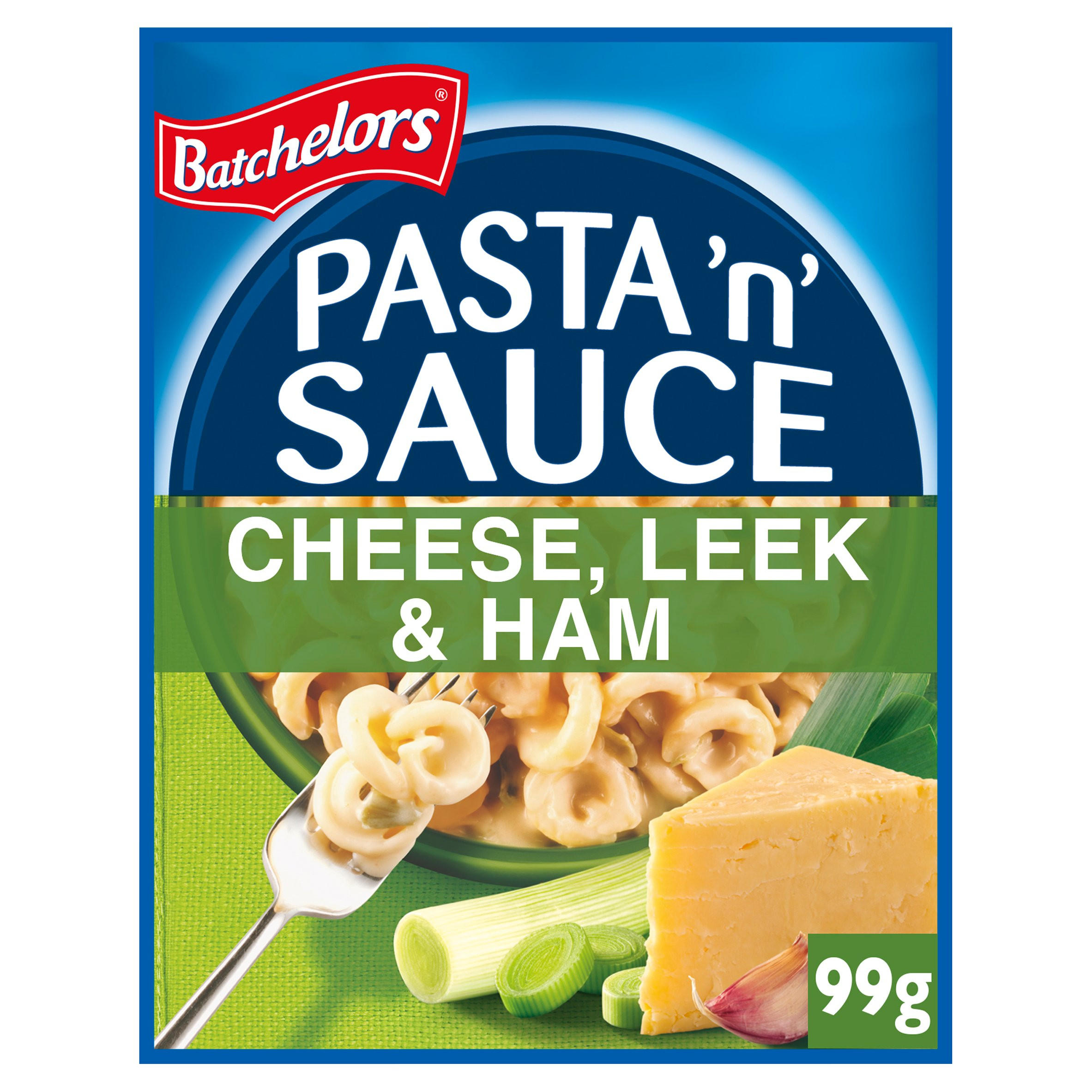 Batchelors Pasta 'n' Sauce Cheese, Leek & Ham Flavour Pasta Sachet 99g