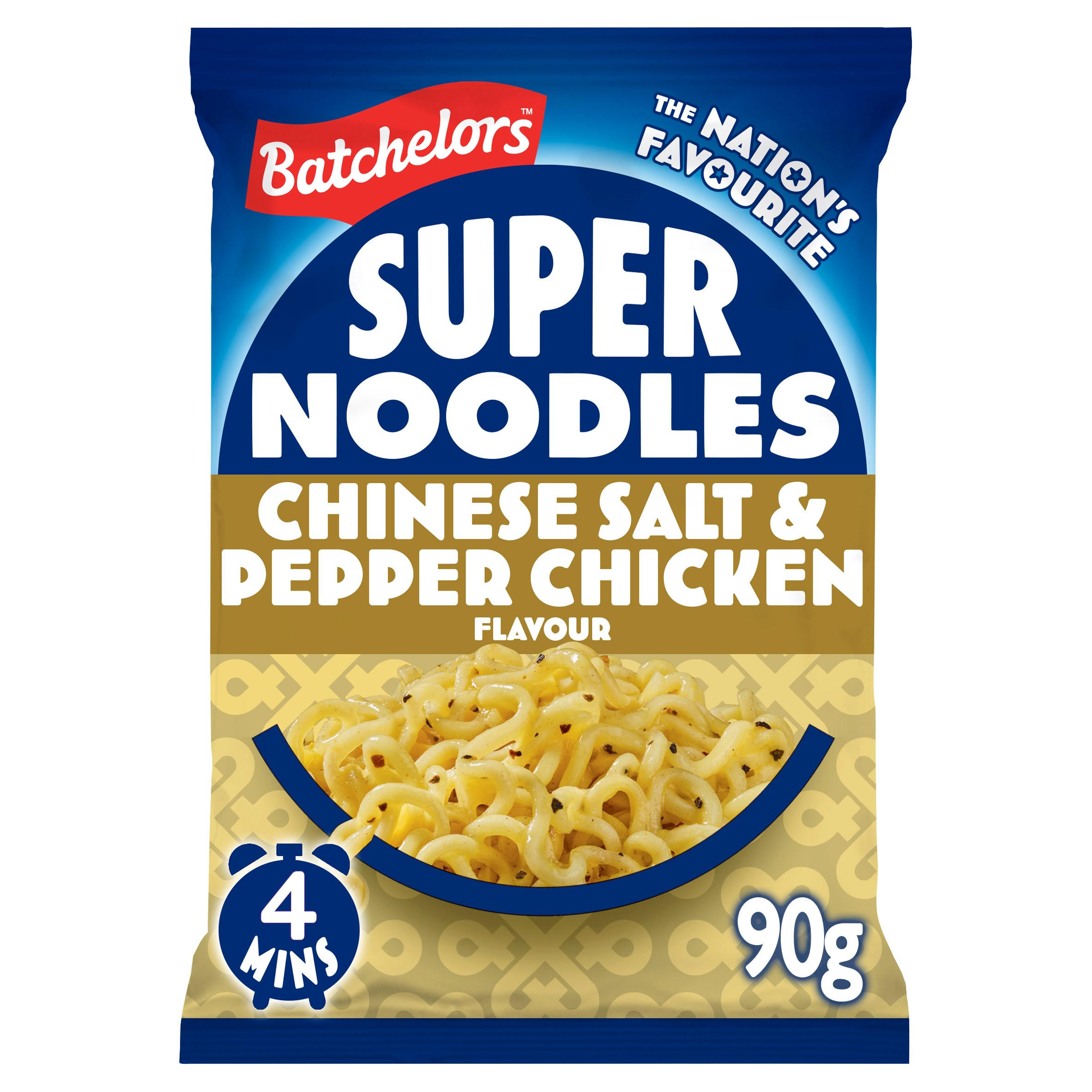 Batchelors Super Noodles Chinese Salt & Pepper Chicken Instant Noodles 90g