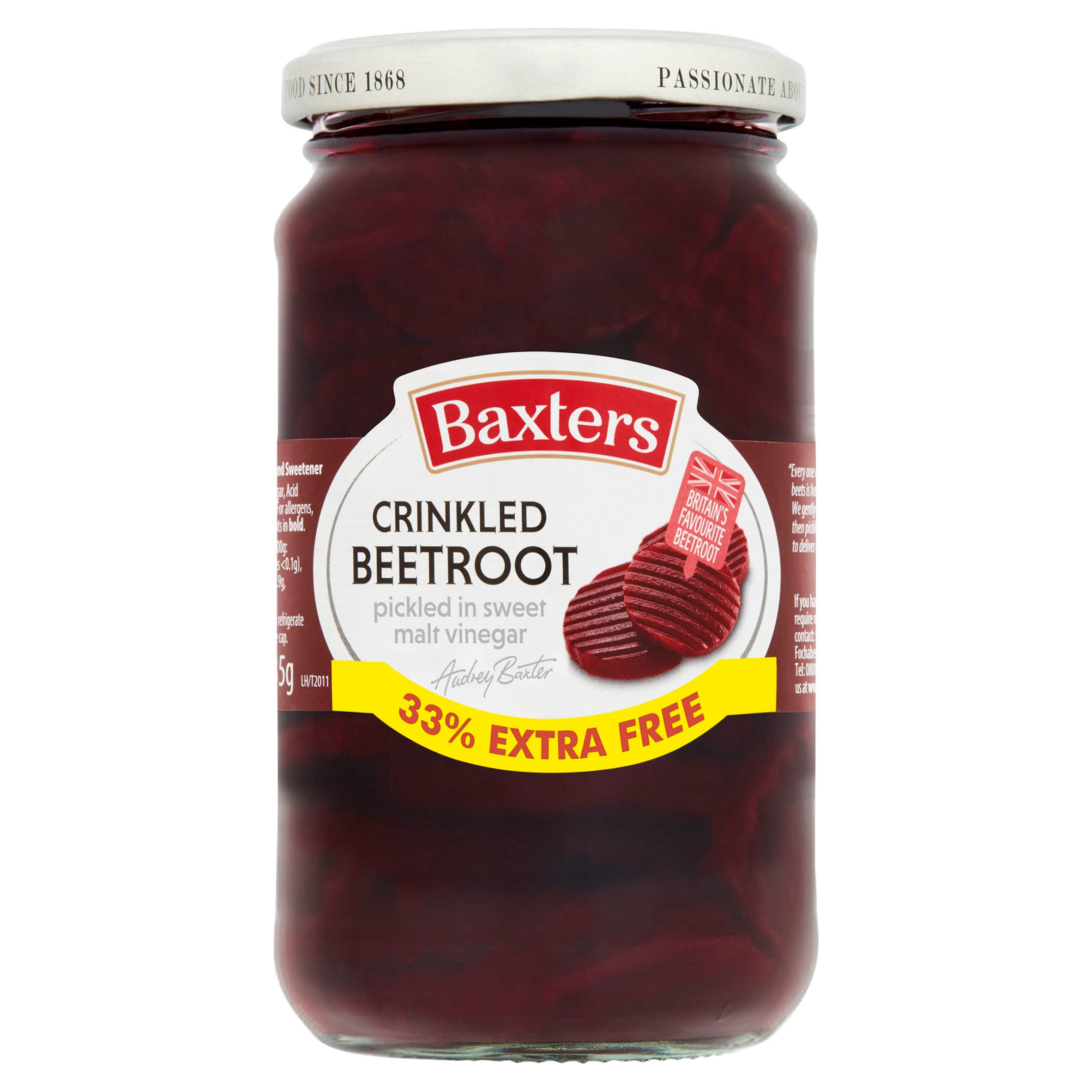 Baxters Crinkle Cut Beetroot