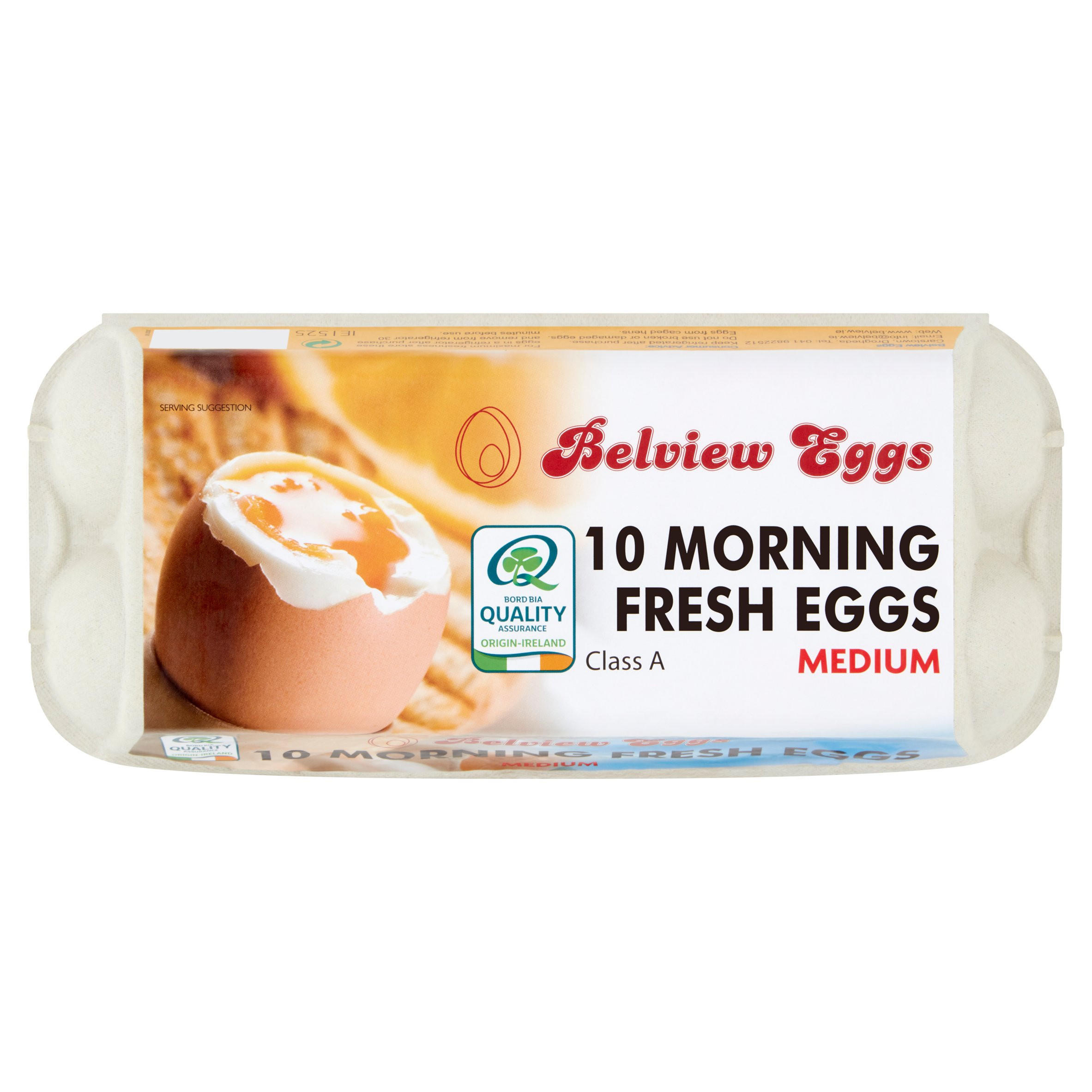 Belvieweggs 10 Medium Morning Fresh Eggs Eggs Iceland Foods