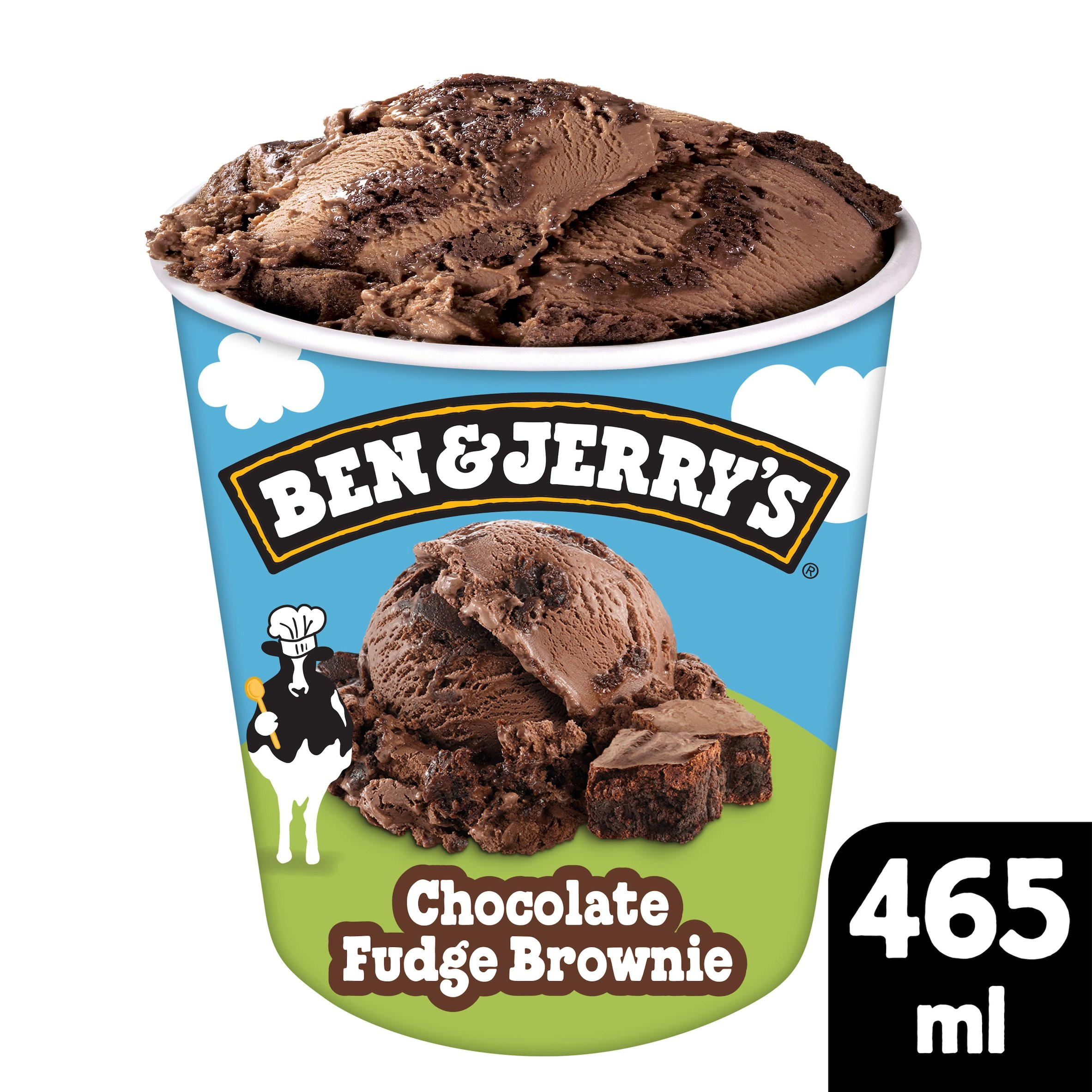 Ben & Jerry's Non Dairy Chocolate Fudge Brownie Vegan Ice Cream Tub