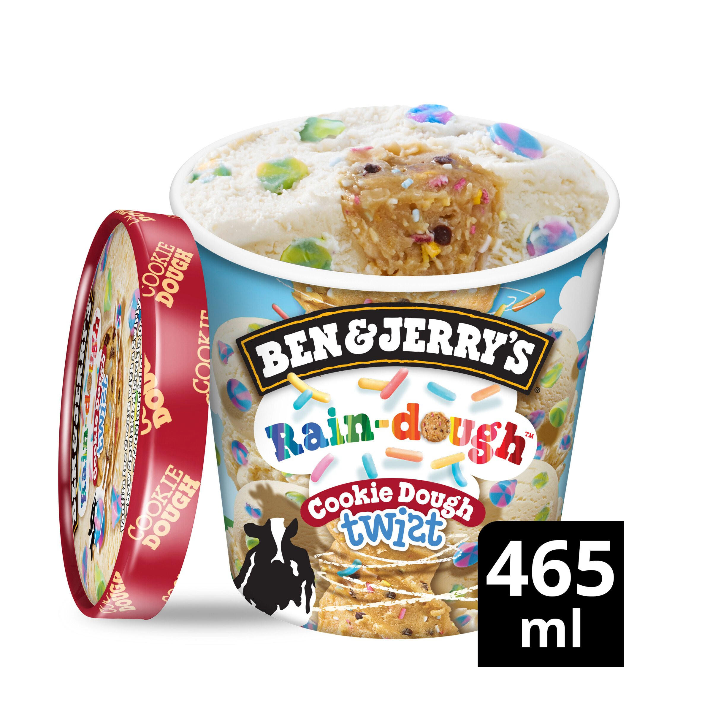 Ben & Jerry's Rain Dough Cookie Dough Twist Ice Cream Dessert 20 ML