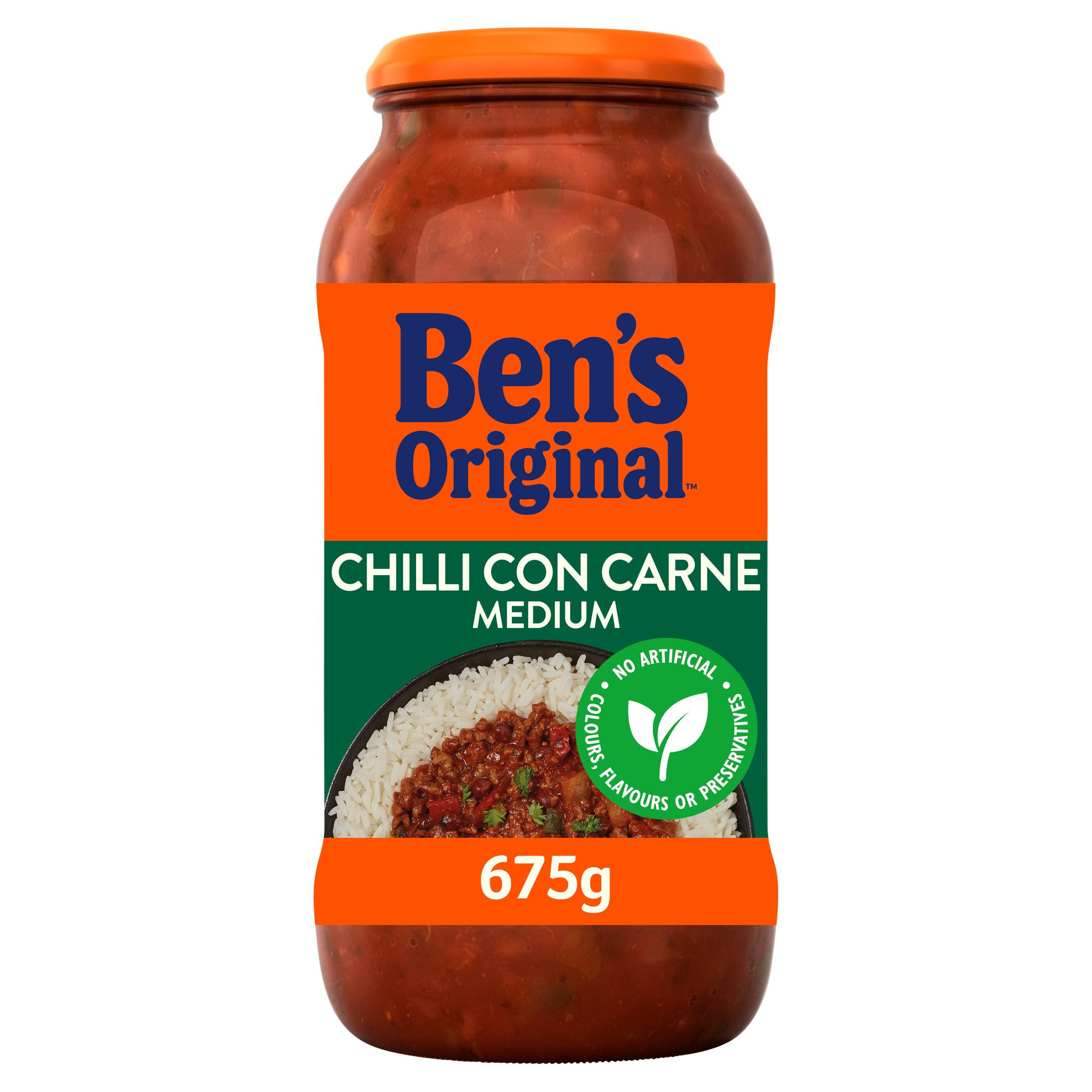 Bens Original Medium Chilli Con Carne Sauce 675g