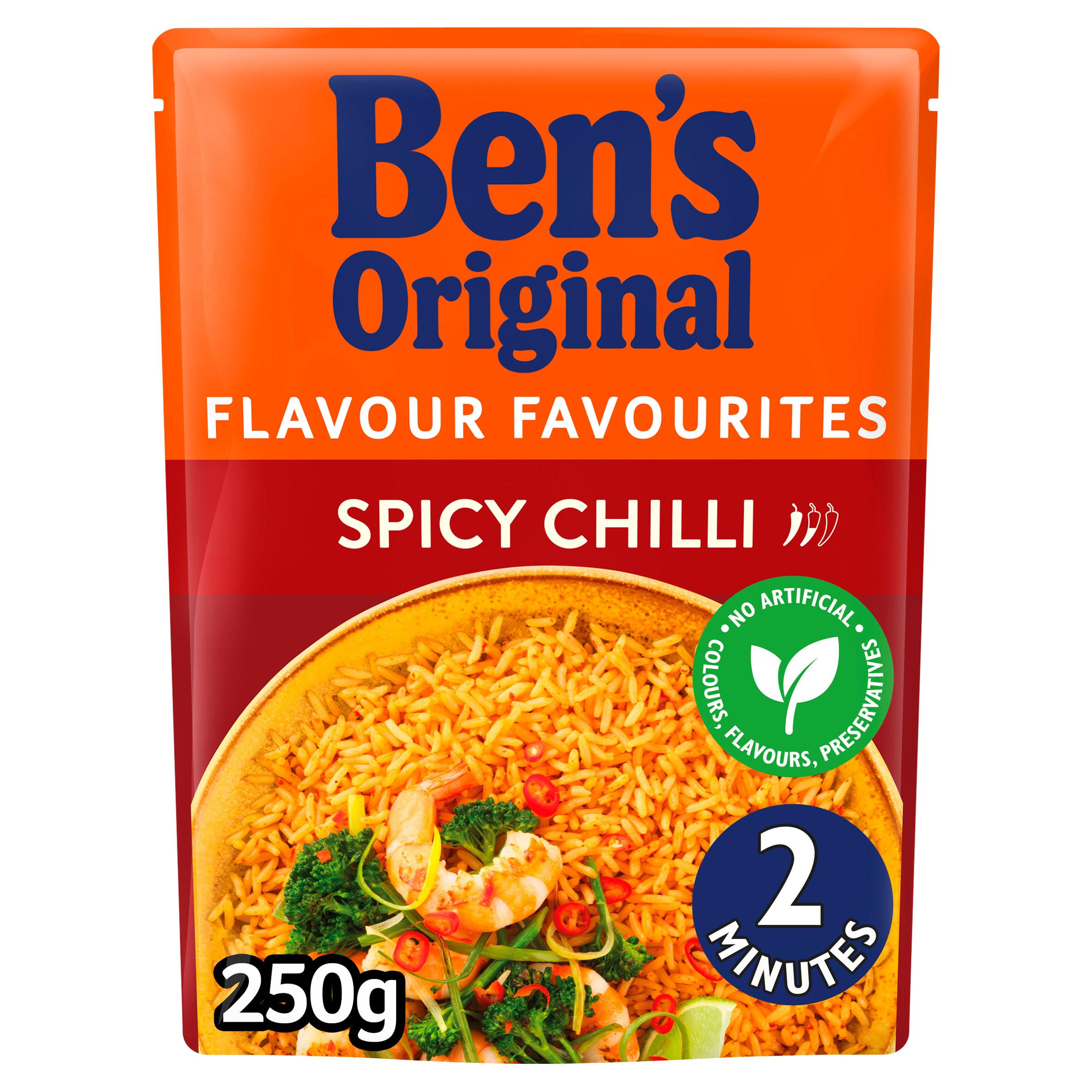 Bens Original Spicy Chilli Microwave Rice 250g