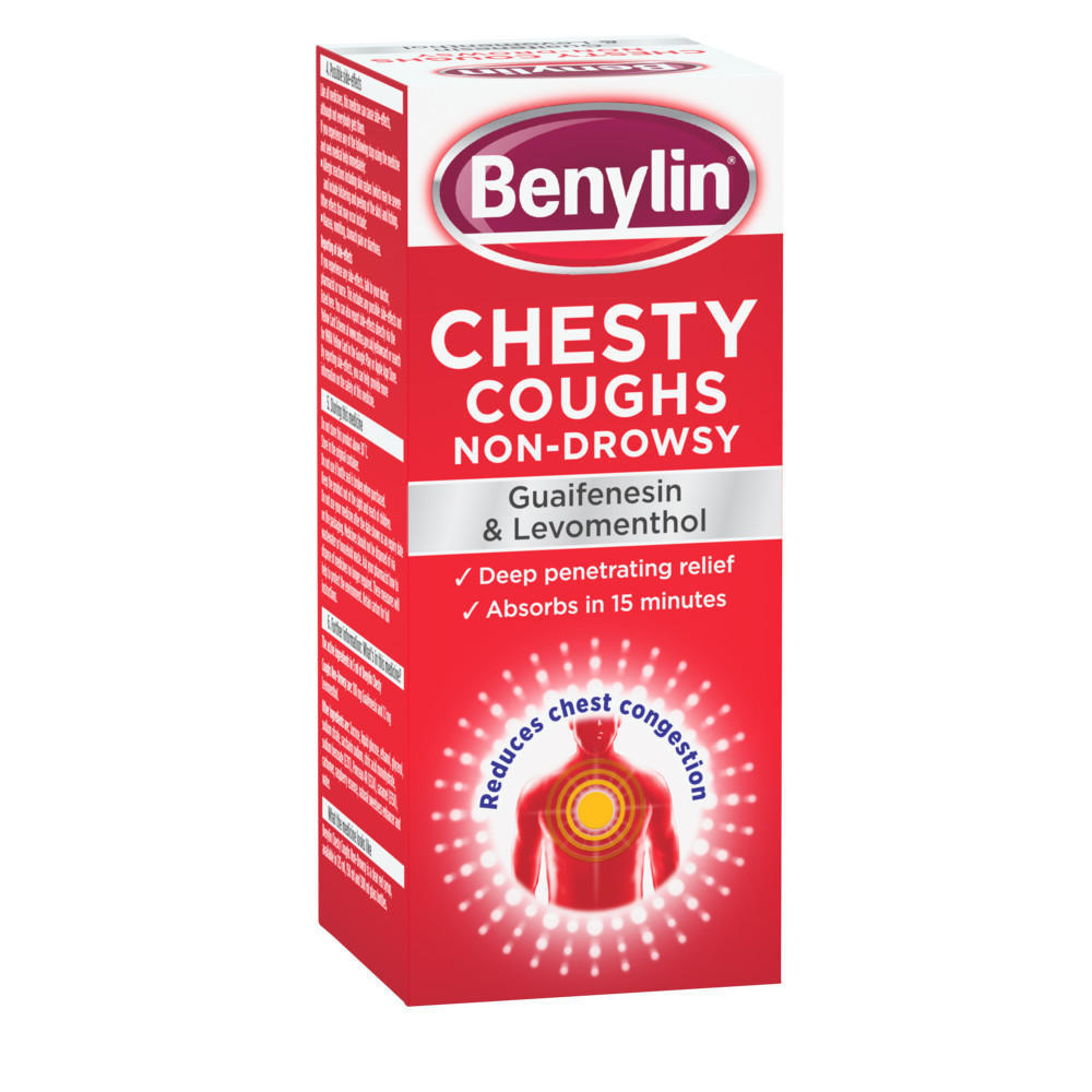 Benylin NonDrowsy Chesty Cough Medicine 125ml Medicines Iceland Foods