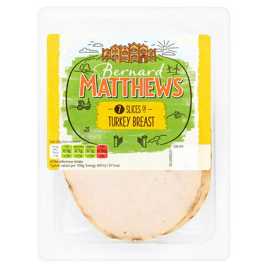 Bernard Matthews 7 Slices of Turkey Breast 140g