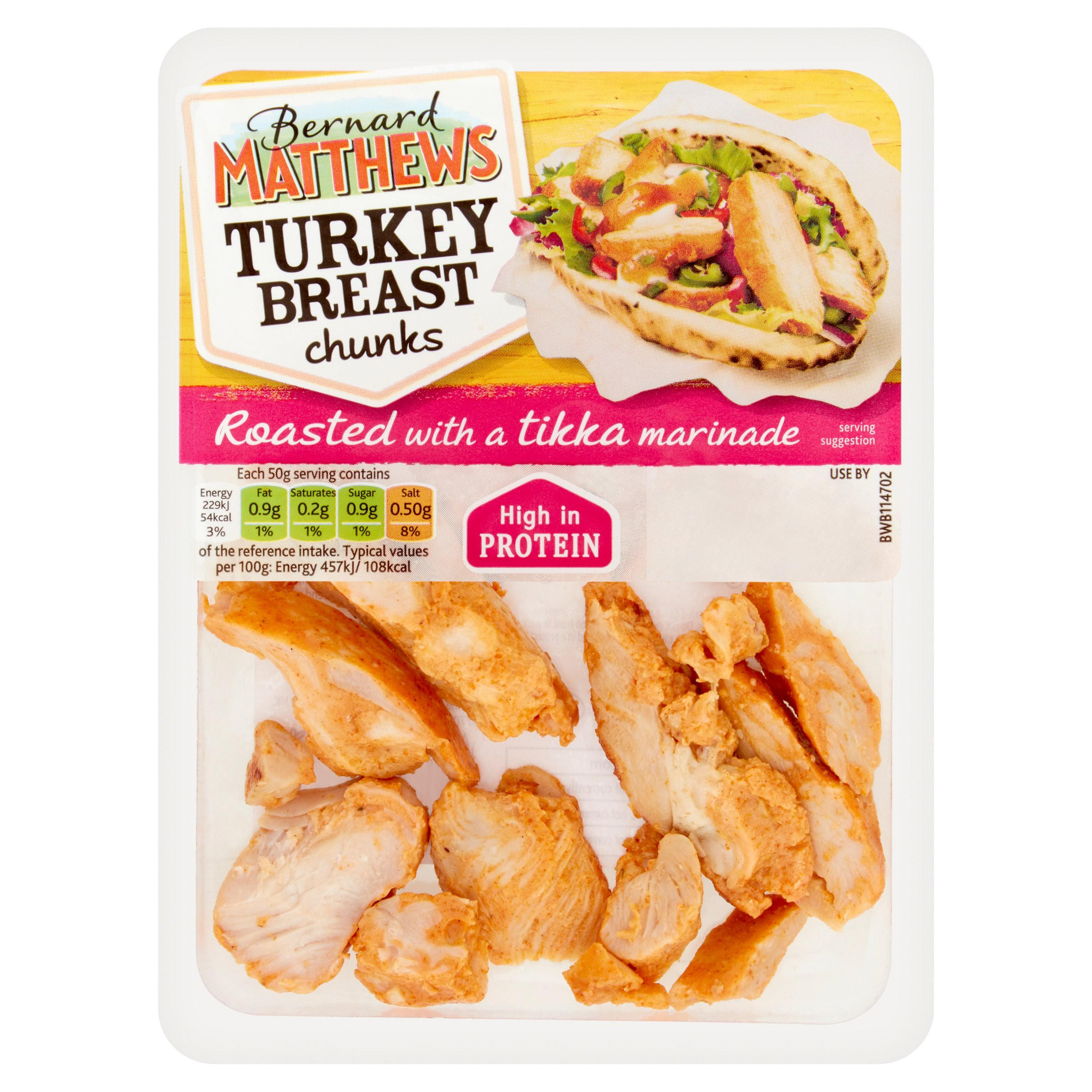 Bernard Matthews Turkey Breast Chunks with Tikka Marinade 90g Chicken