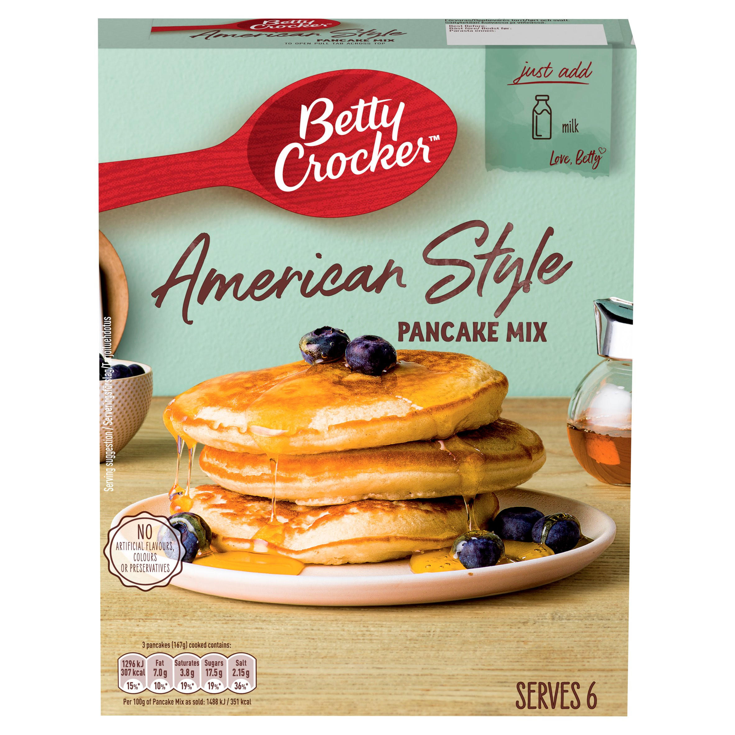 Betty Crocker American Style Pancake Mix 440g Home Baking Iceland Foods