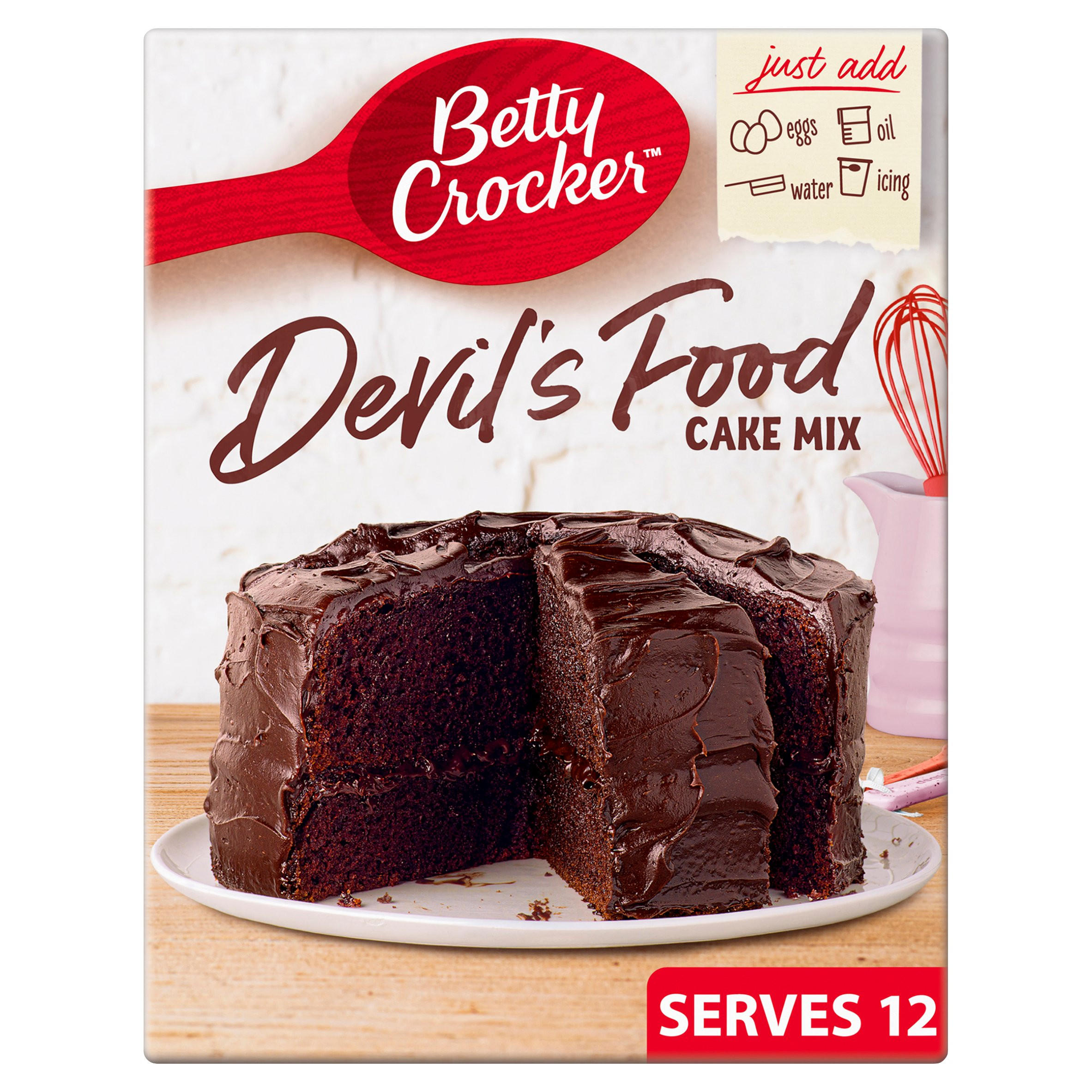 Betty Crocker Devil S Food Cake Mix 425g Home Baking Iceland Foods