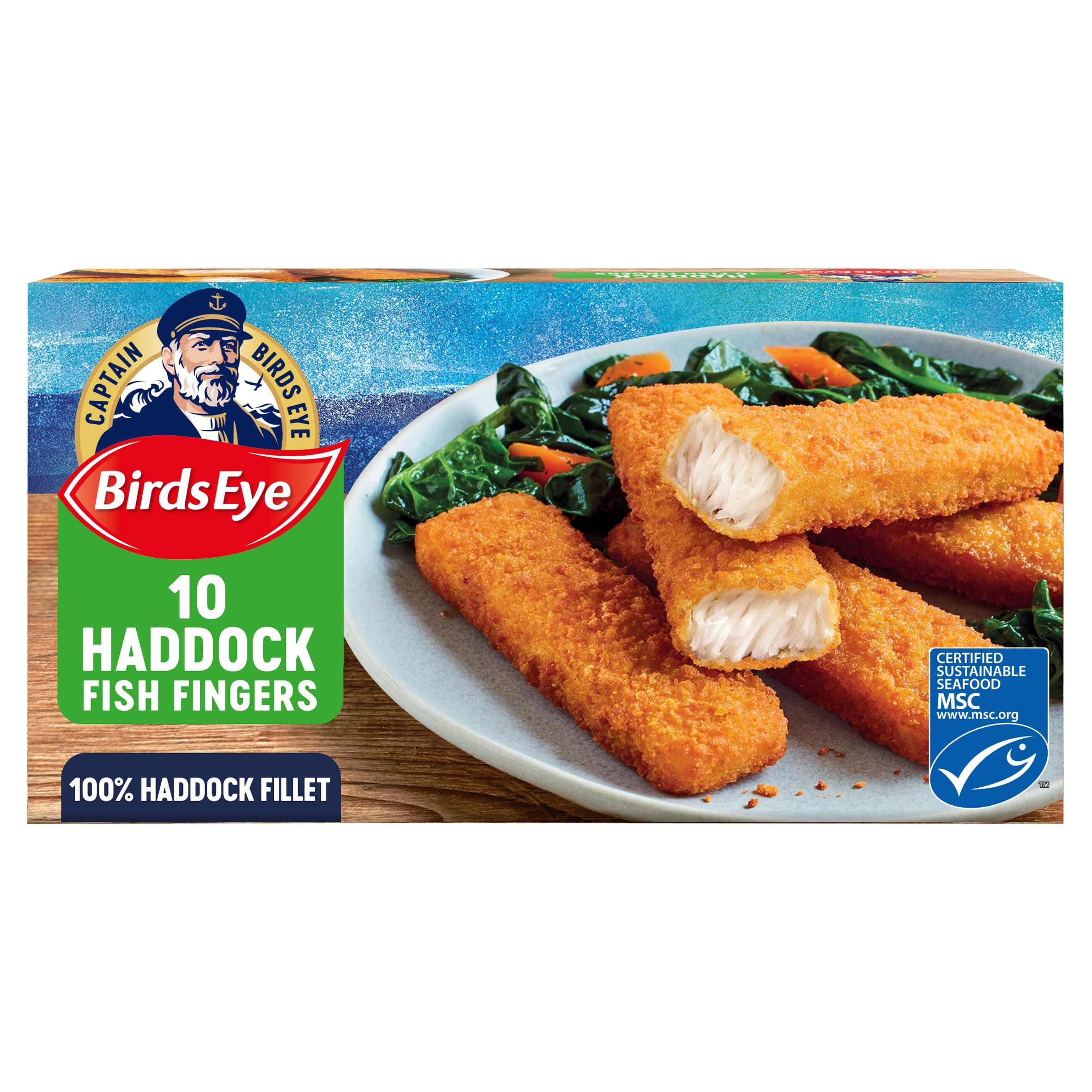 Birds Eye 10 Breaded Haddock Fish Fingers 280g Fish Fingers, Fish