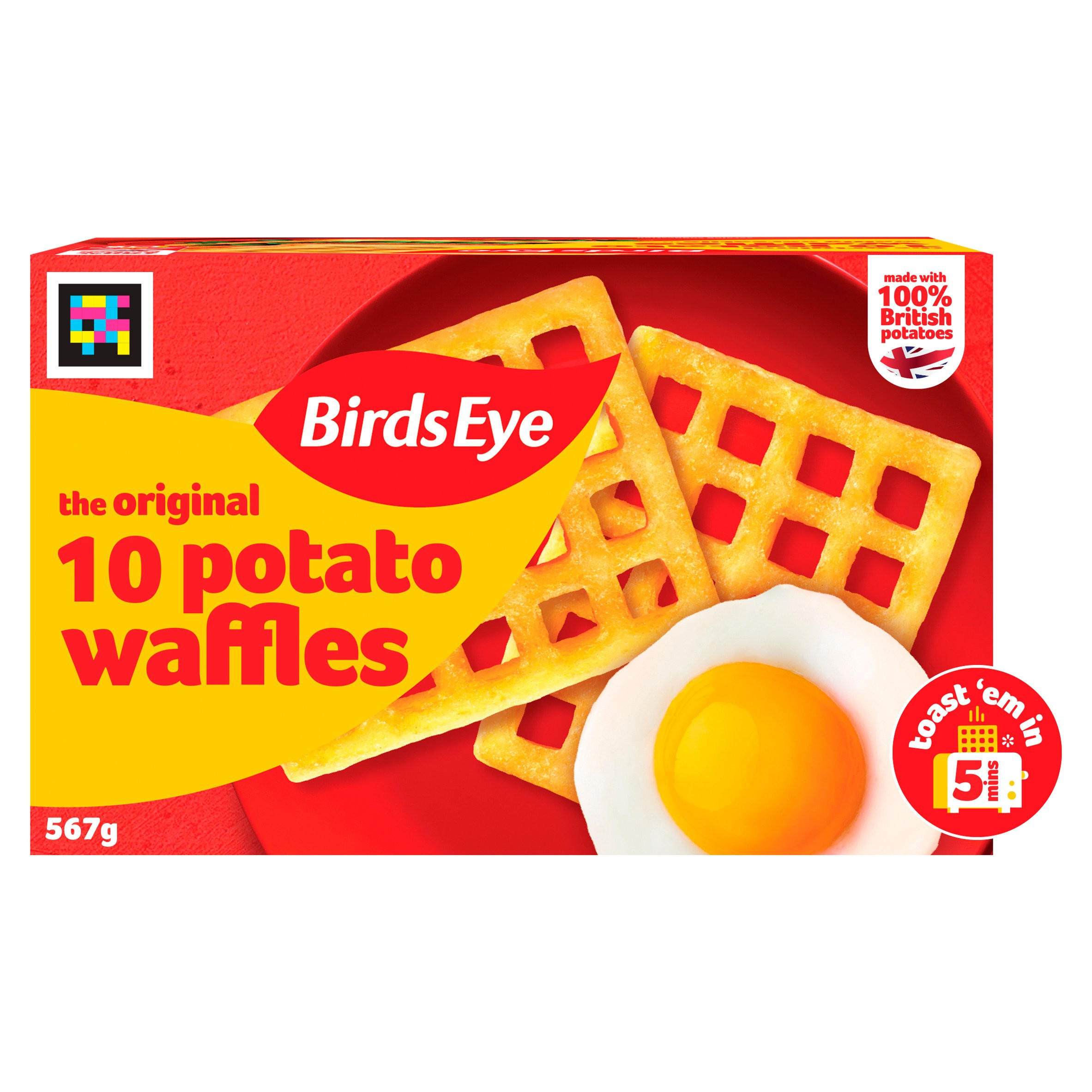 Birds Eye 10 Potato Waffles 567G