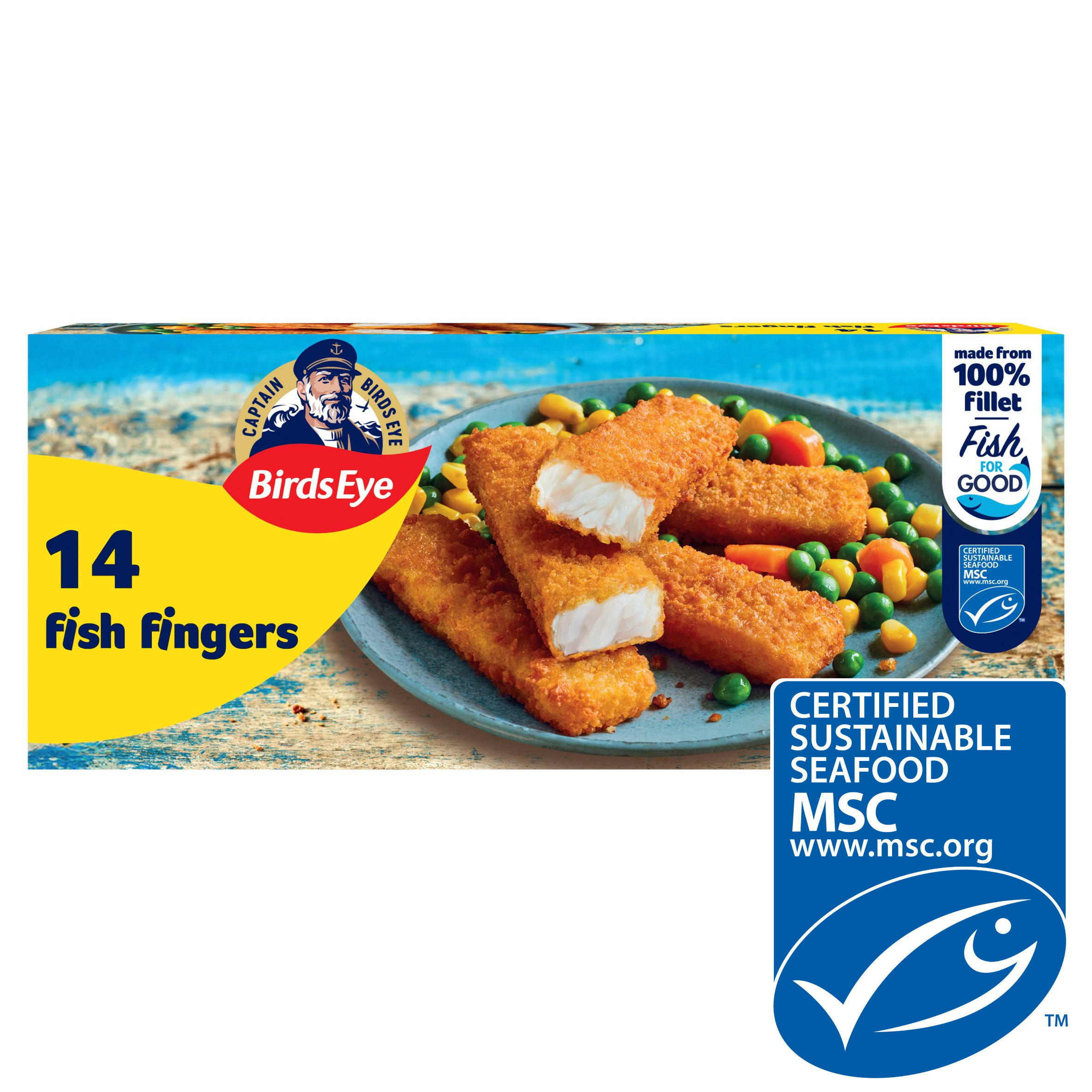 Birds Eye 14 Breaded Fish Fingers 350g