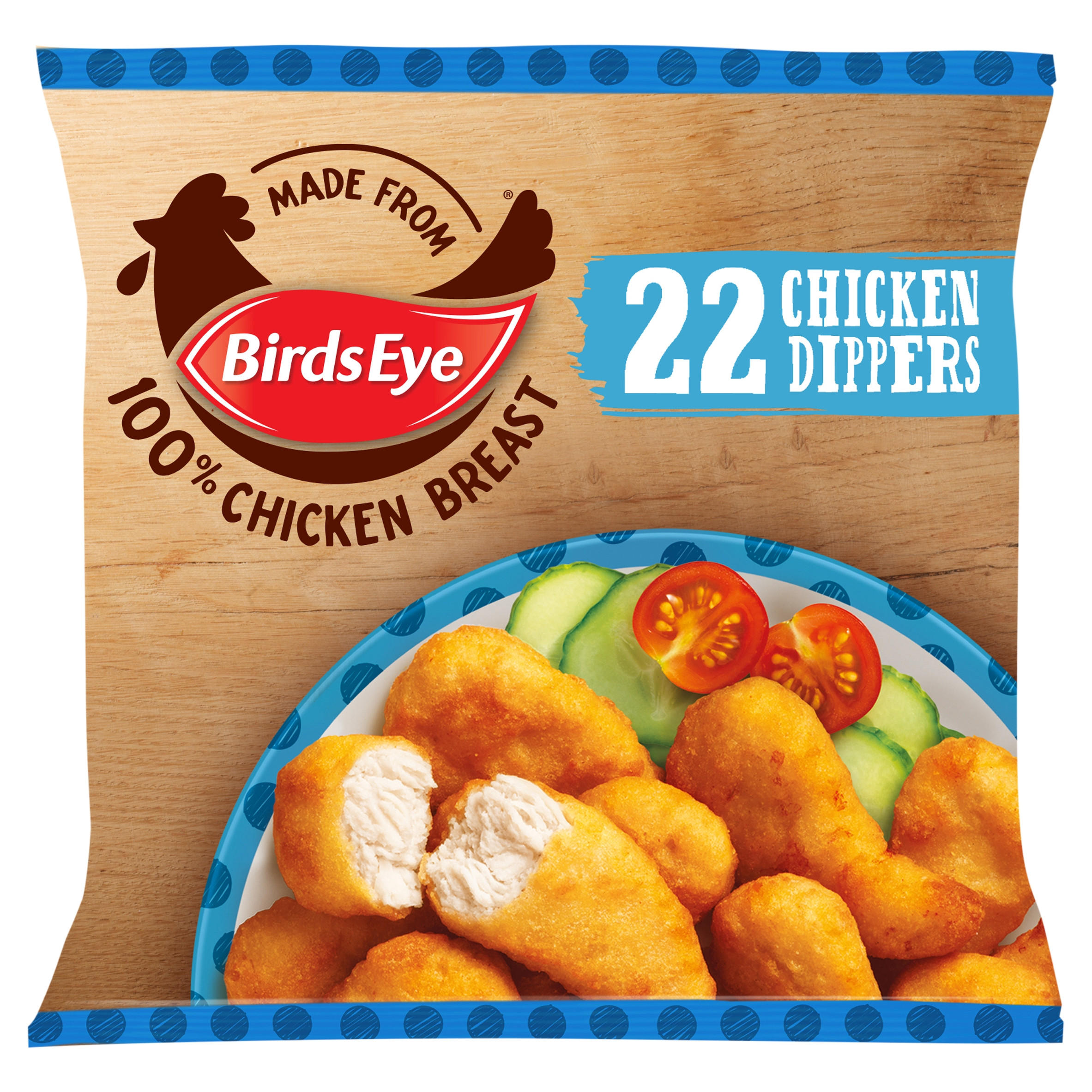 Birds Eye 22 Chicken Dippers 403g | Breaded & Battered Chicken ...