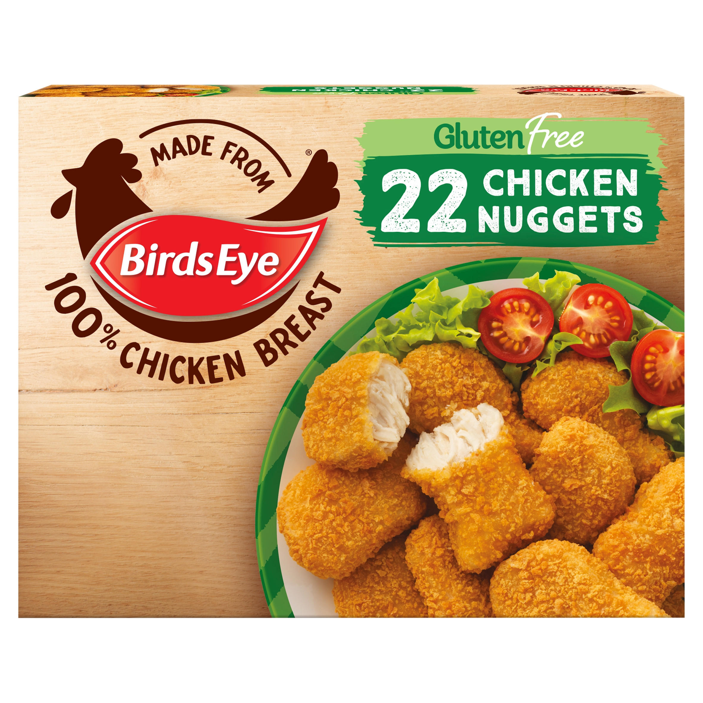 Birds Eye 22 Gluten-Free Chicken Nuggets 455g | Breaded & Battered ...