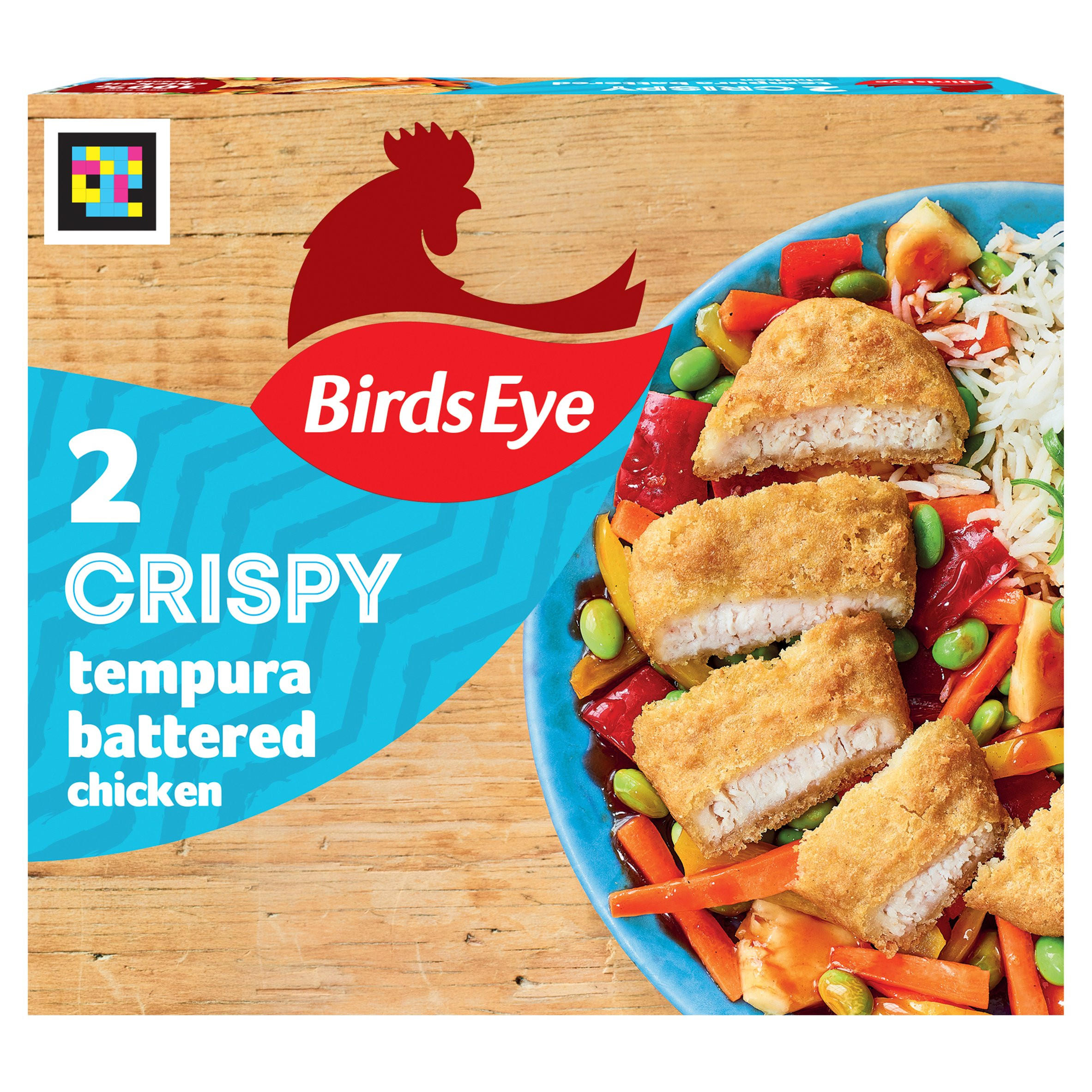 Birds Eye 2 Crispy Tempura Battered Chicken Breast Steaks 170g