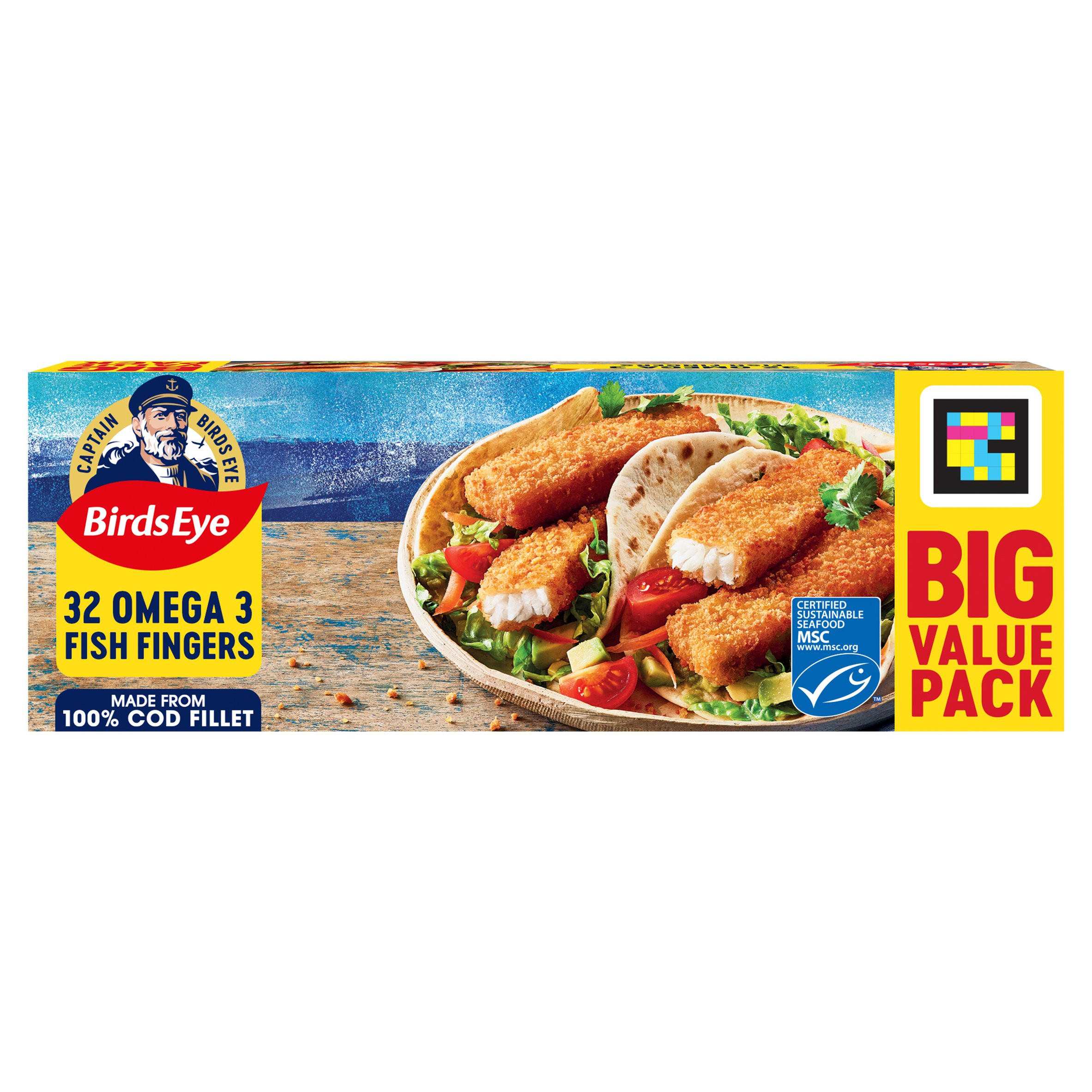 Crispy Breadcrumb Fish Iceland 28 Breaded Fish Fingers 700g (Frozen ...