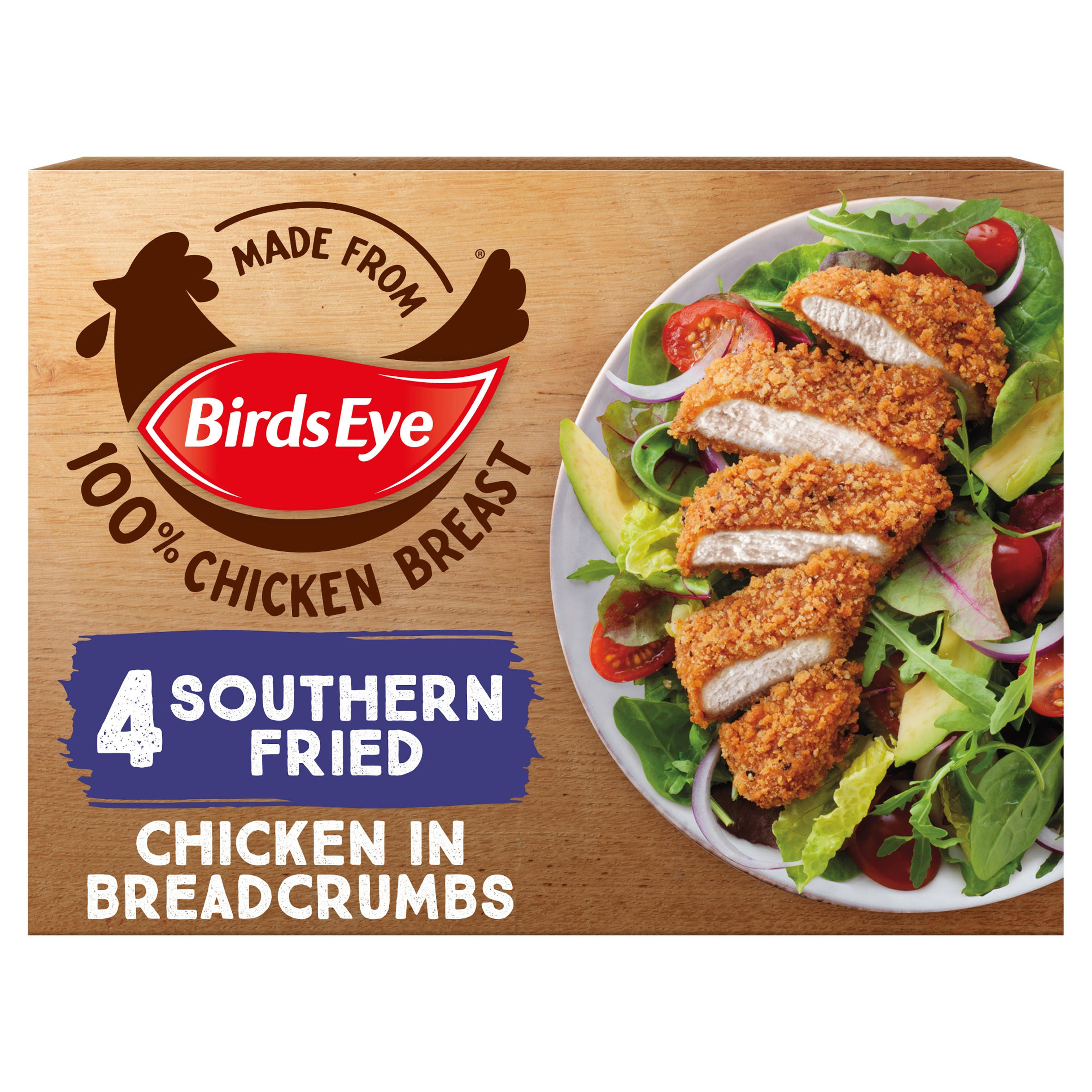 Birds Eye 4 Southern Fried Chicken in Breadcrumbs 360g Breaded