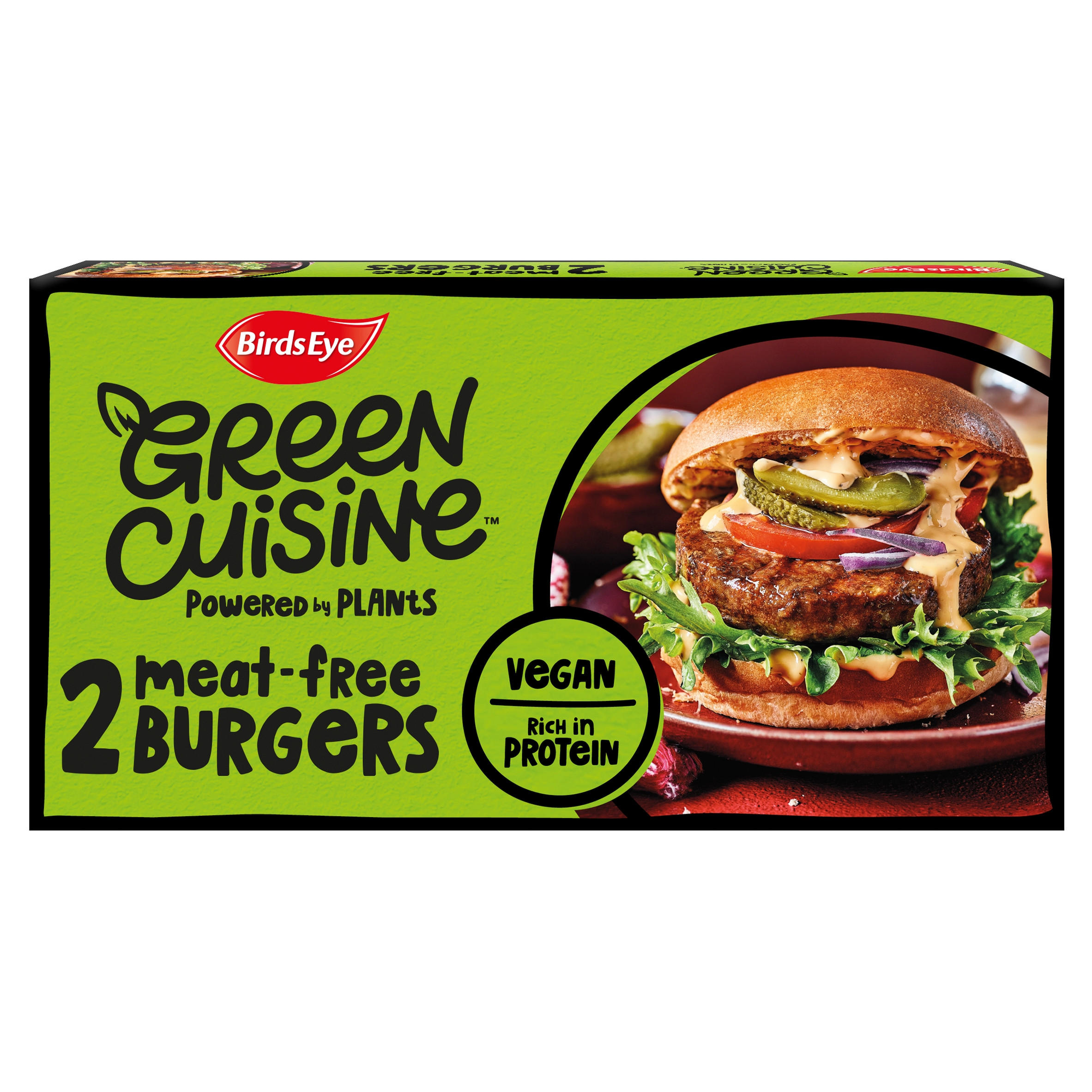 Birds Eye Green Cuisine 2 Meat-Free Burgers 200g | Birds Eye - Healthy