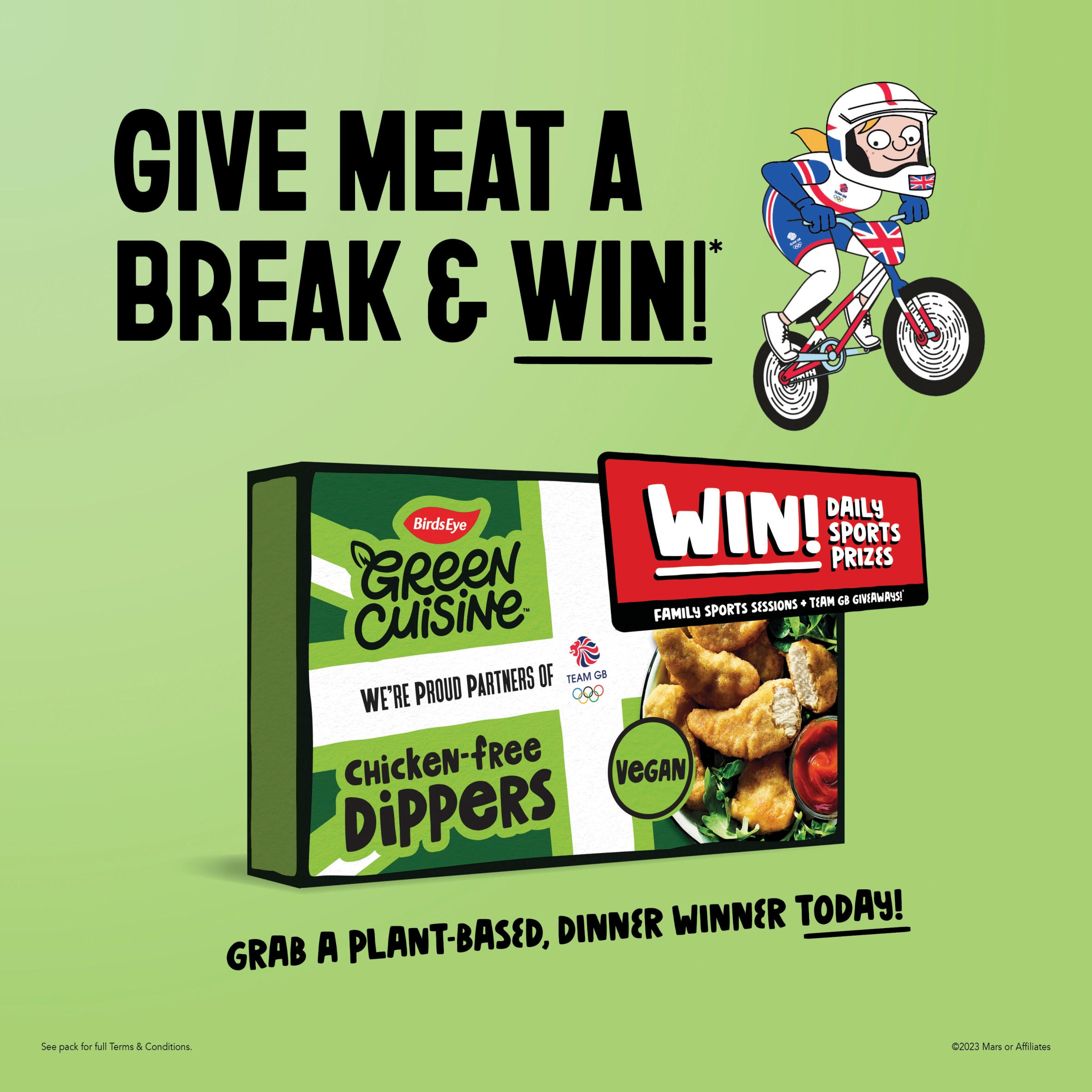 Birds Eye Green Cuisine Vegan Chicken Free Dippers 220g Vegetarian