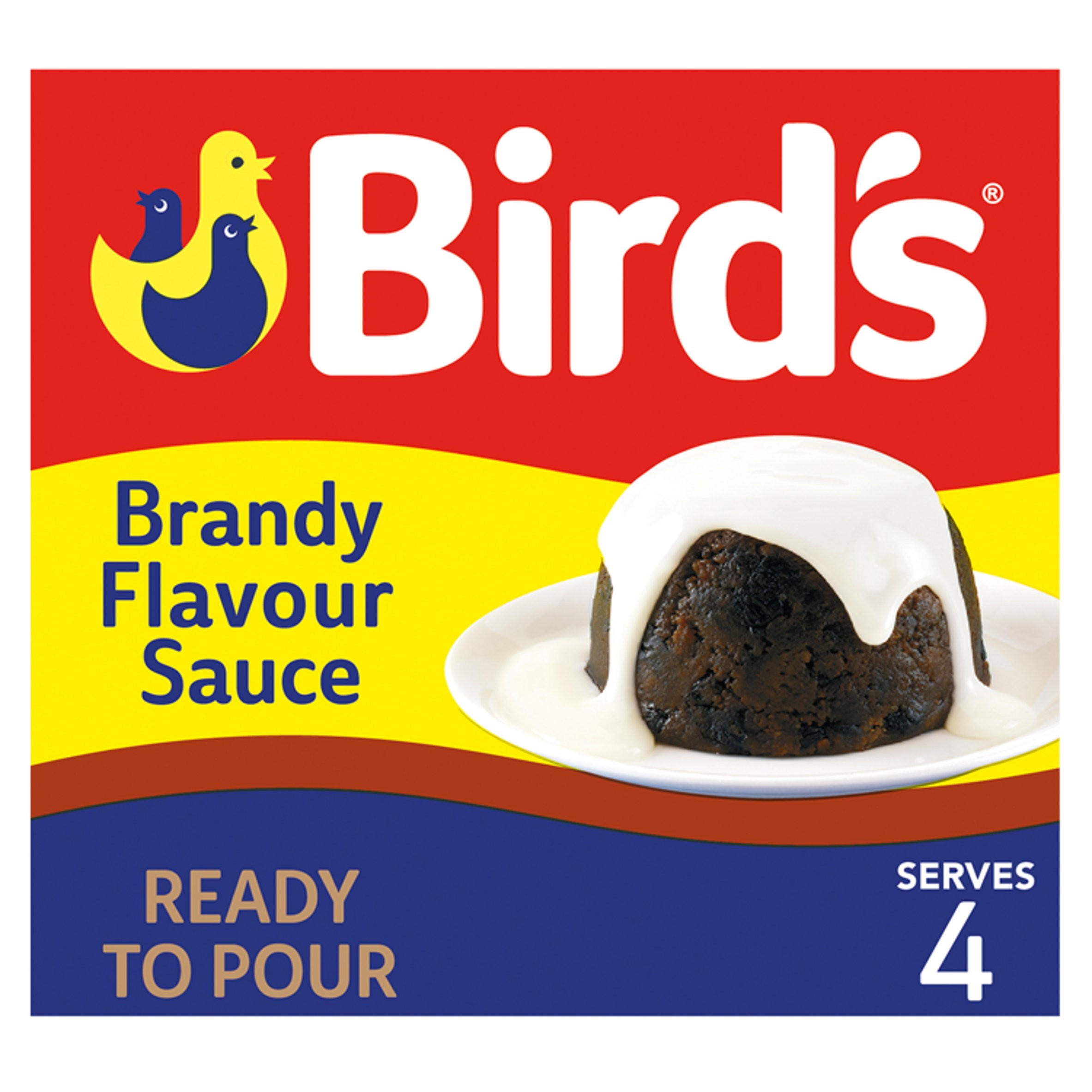 Bird's Ready To Pour Brandy Flavour Dessert Sauce 465g, folic acid free