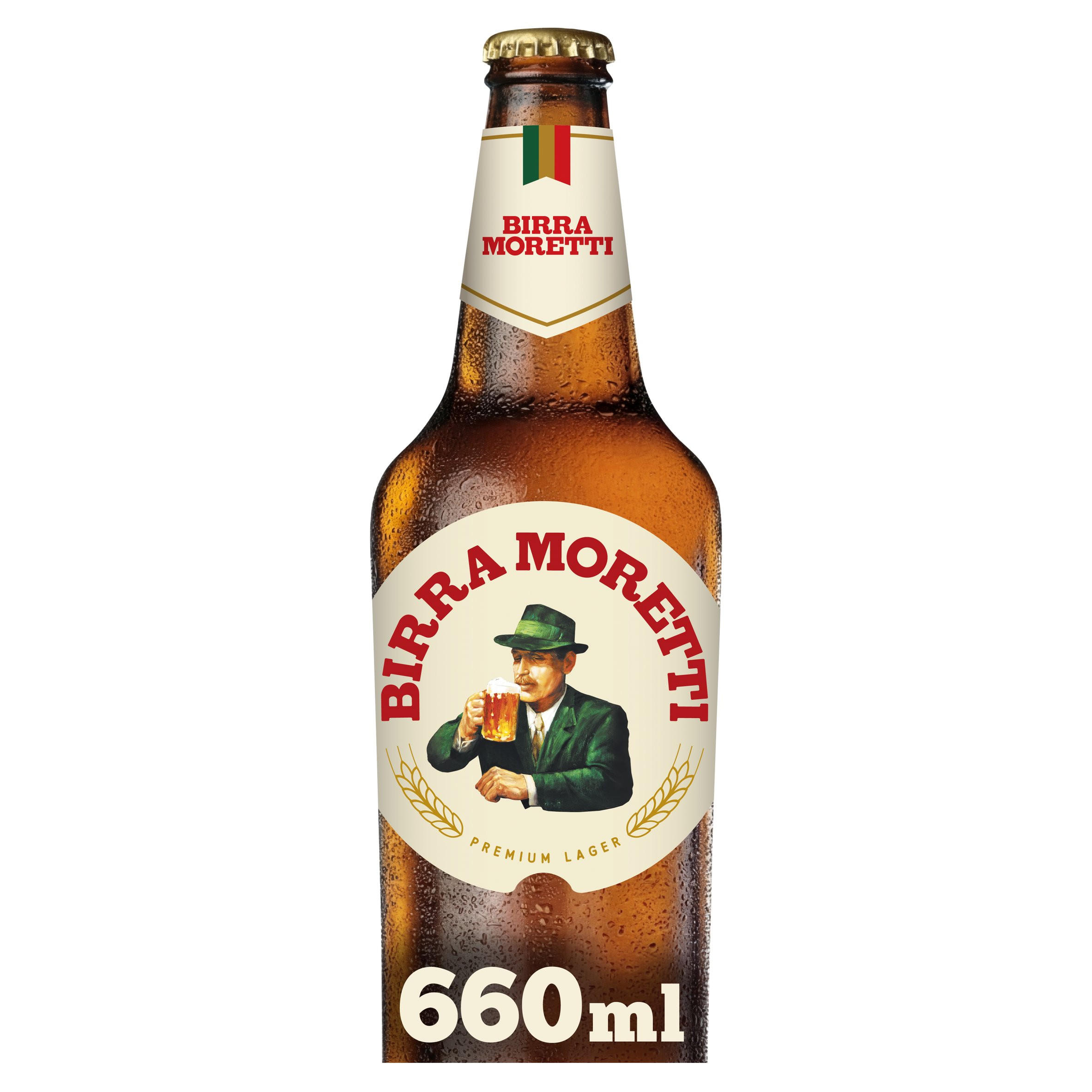 Birra Moretti Premium Lager Beer Bottle 660ml